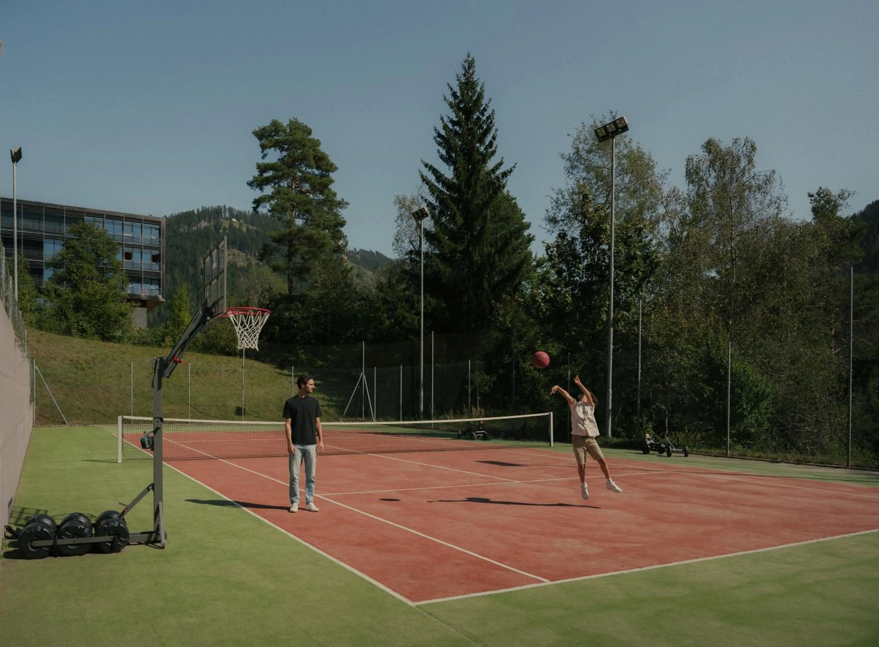 Tennis court in Engel Gourmet&Spa