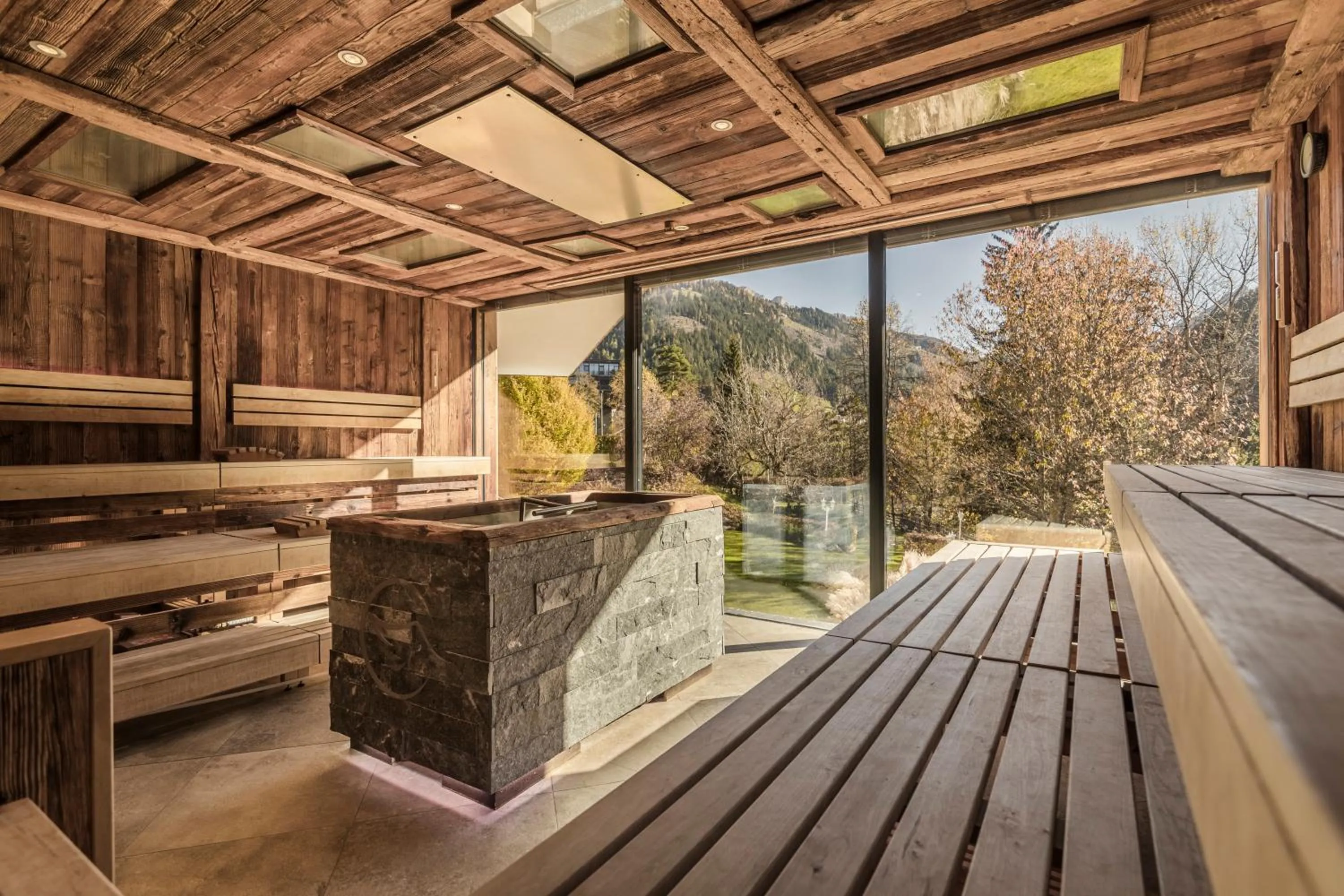 Sauna in Engel Gourmet&Spa