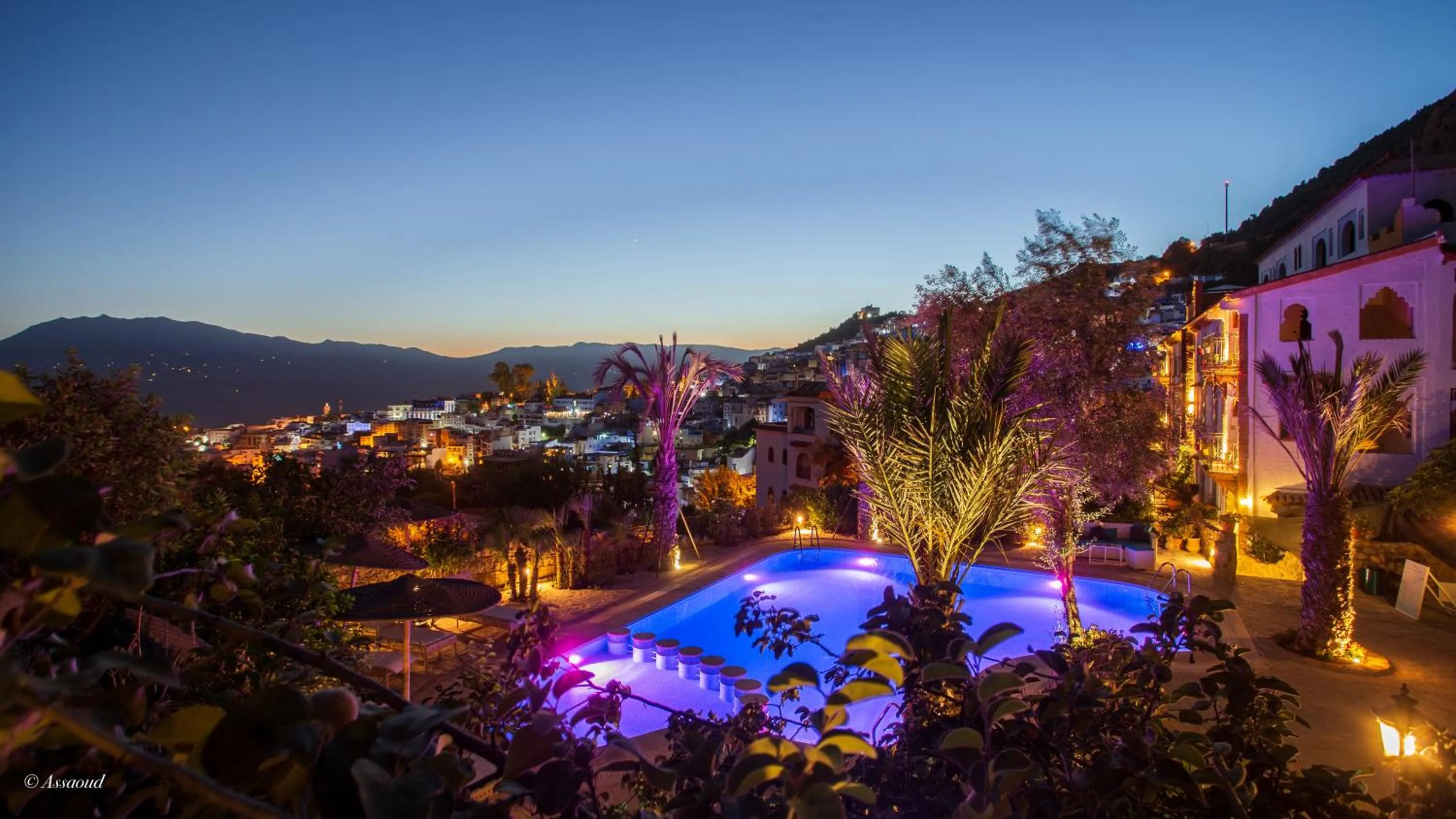 Pool view in Dar Echchaouen Maison d'Hôtes & Riad