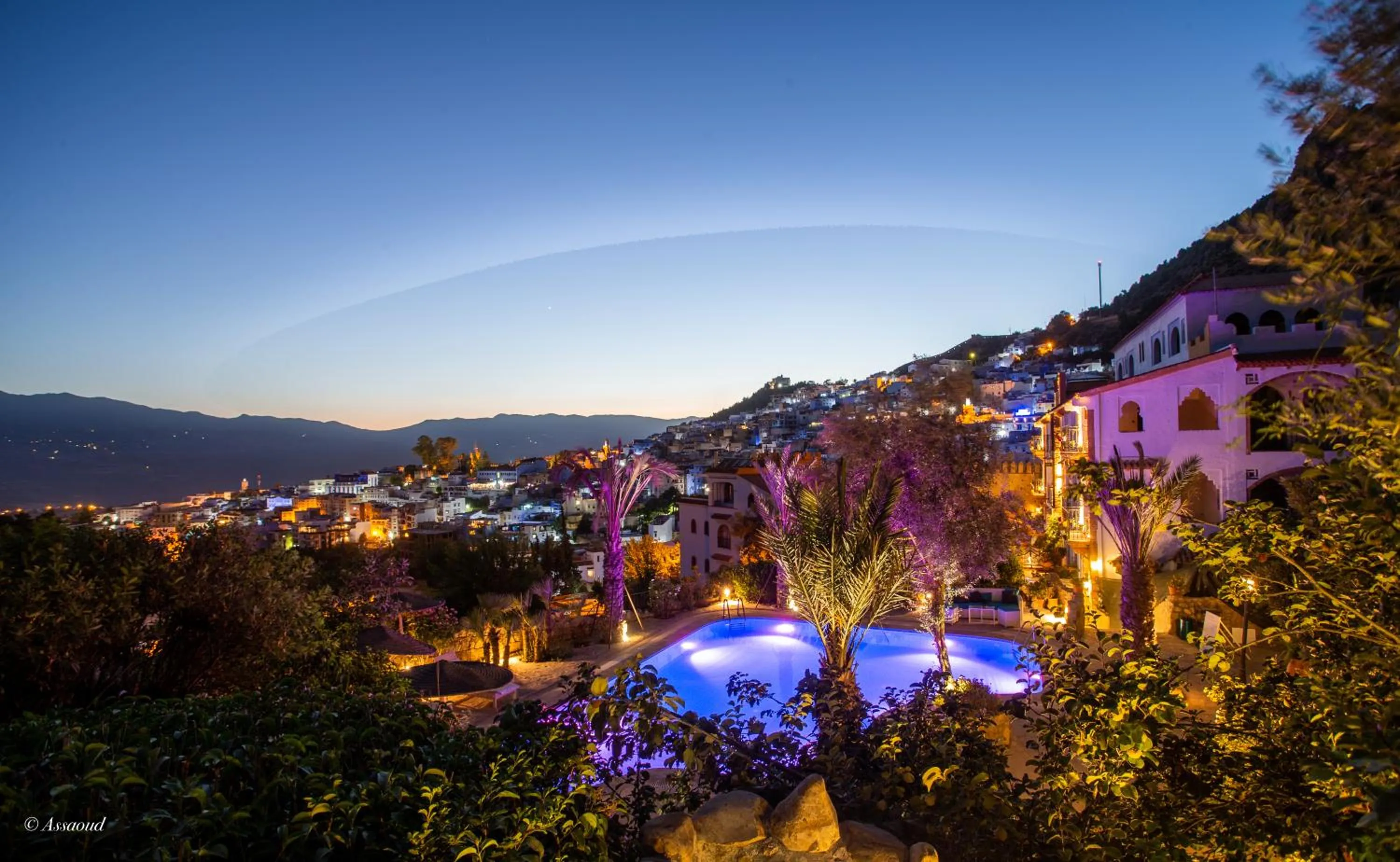 Pool view in Dar Echchaouen Maison d'Hôtes & Riad