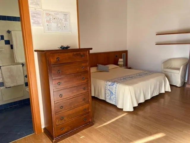 Bed in Hotel Villa Canu