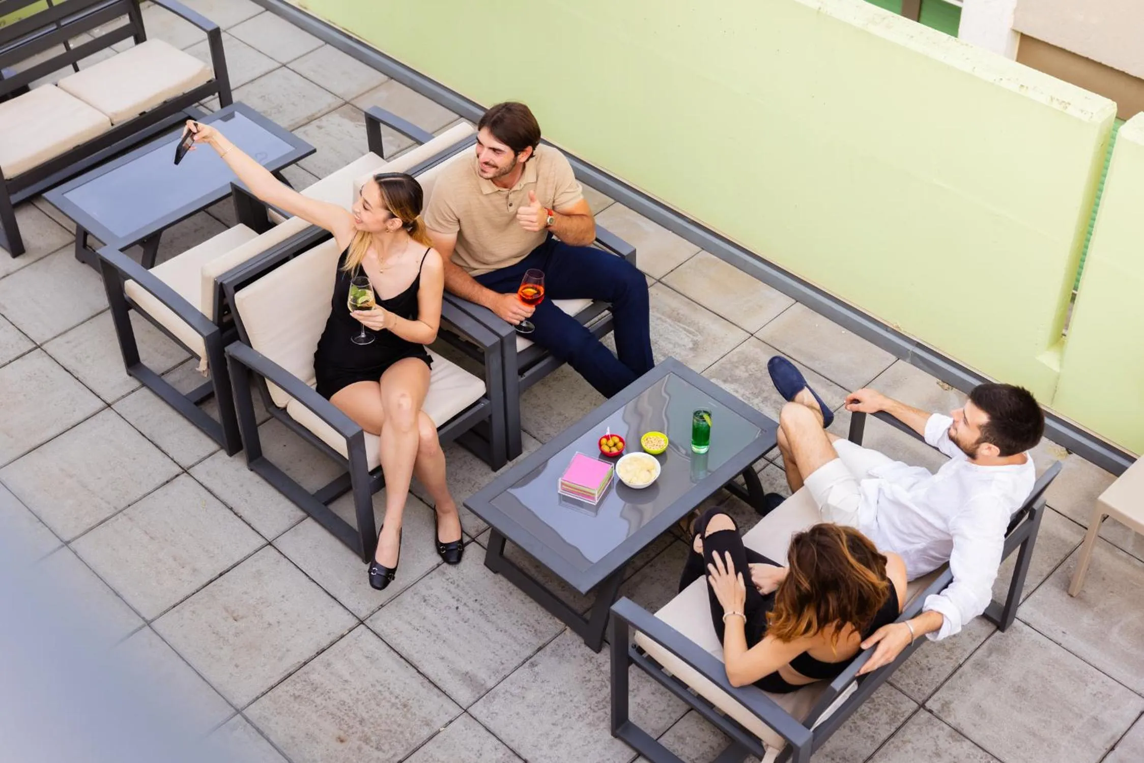 Balcony/Terrace in Hotel Trieste Mare