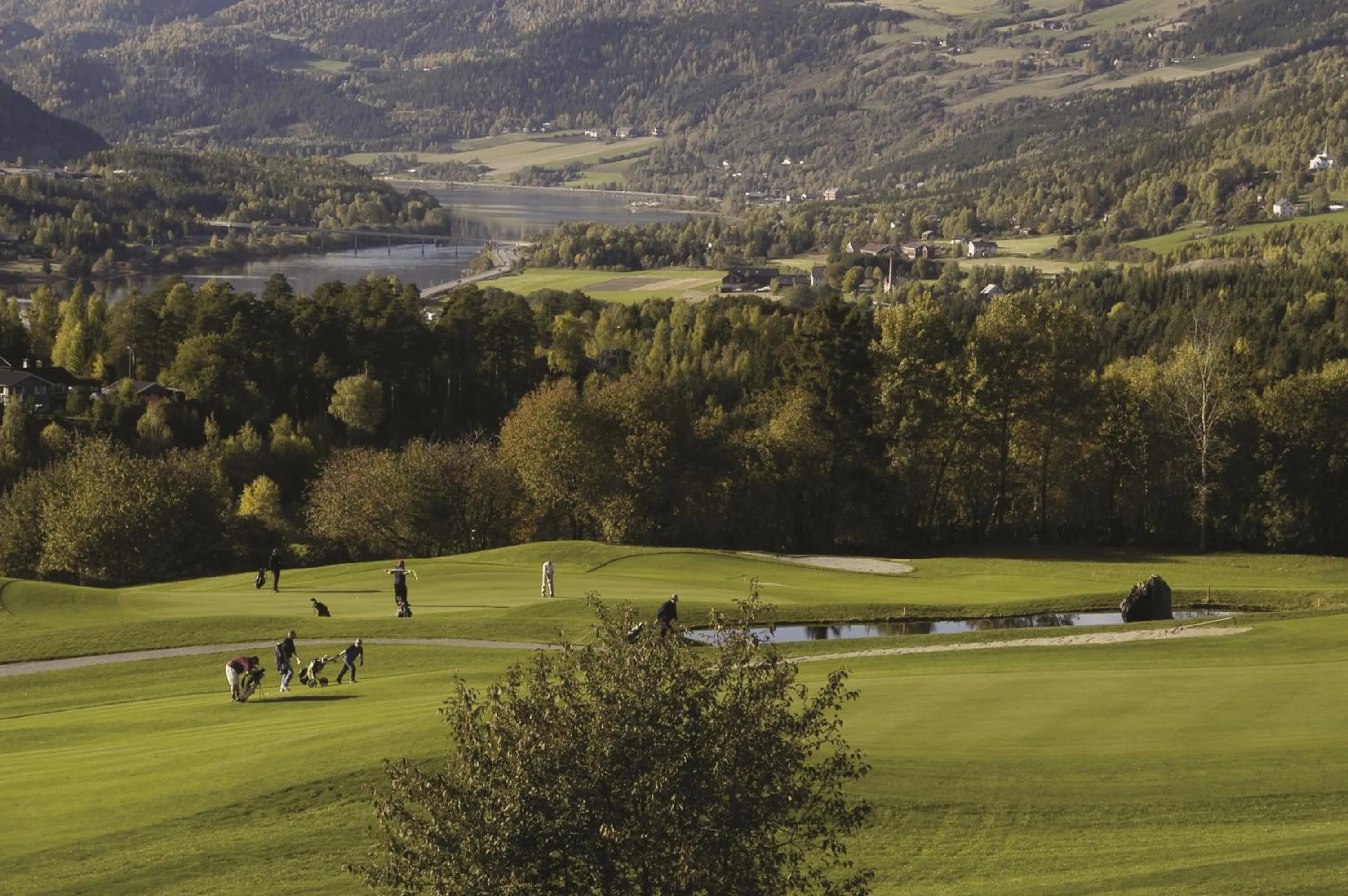 Golfcourse in Hafjell Hotell