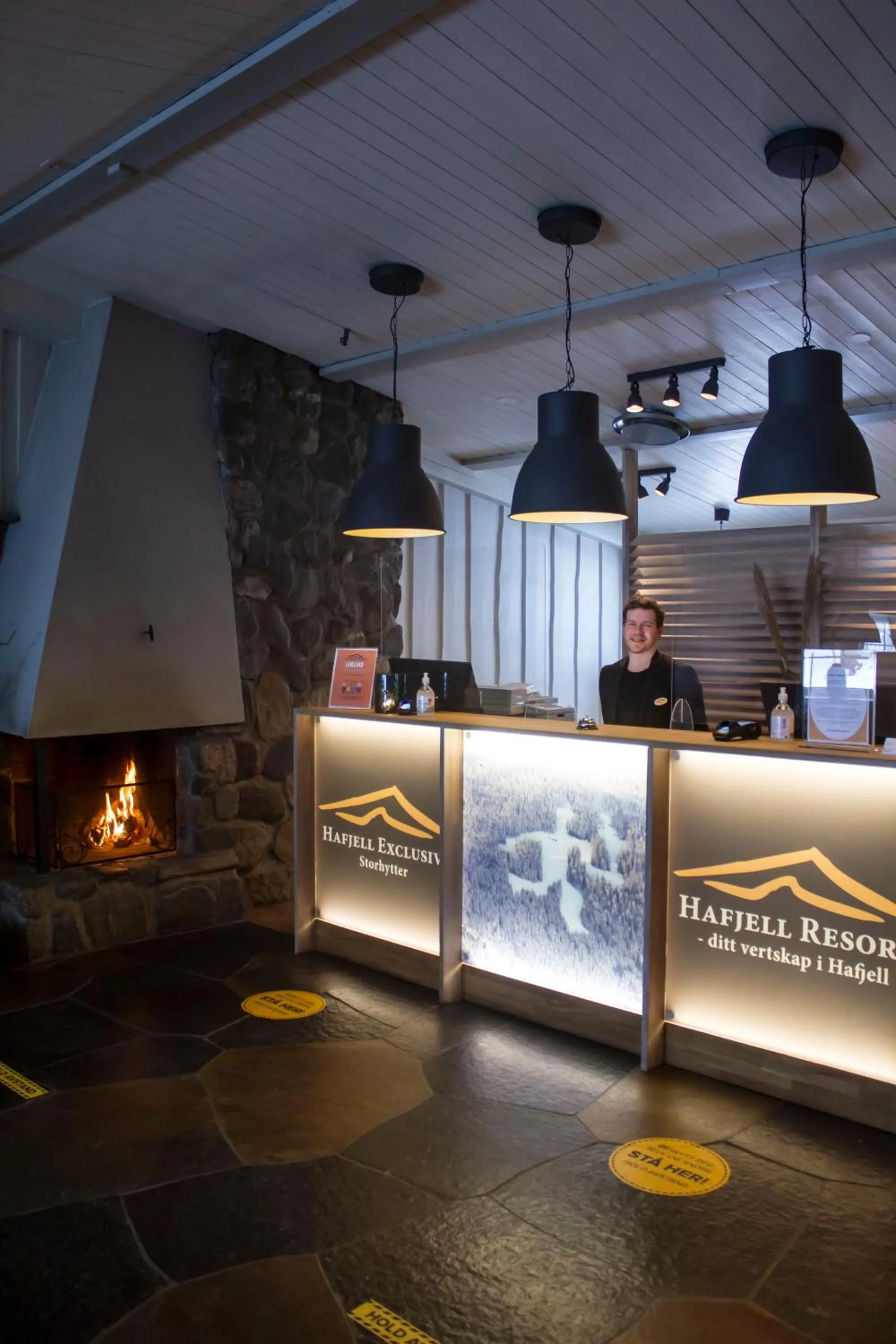 Lobby or reception in Hafjell Hotell