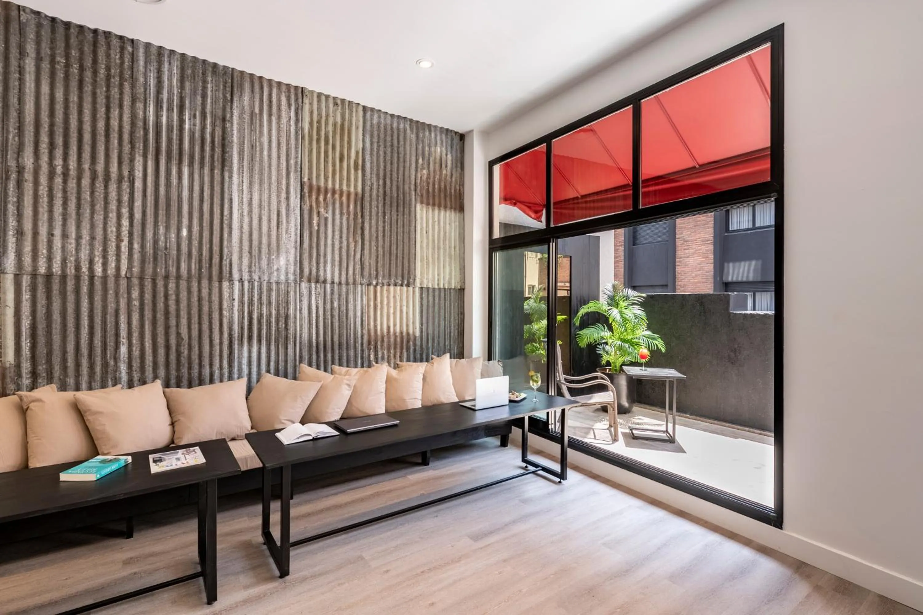 Balcony/Terrace in Efe Hotel & Cowork