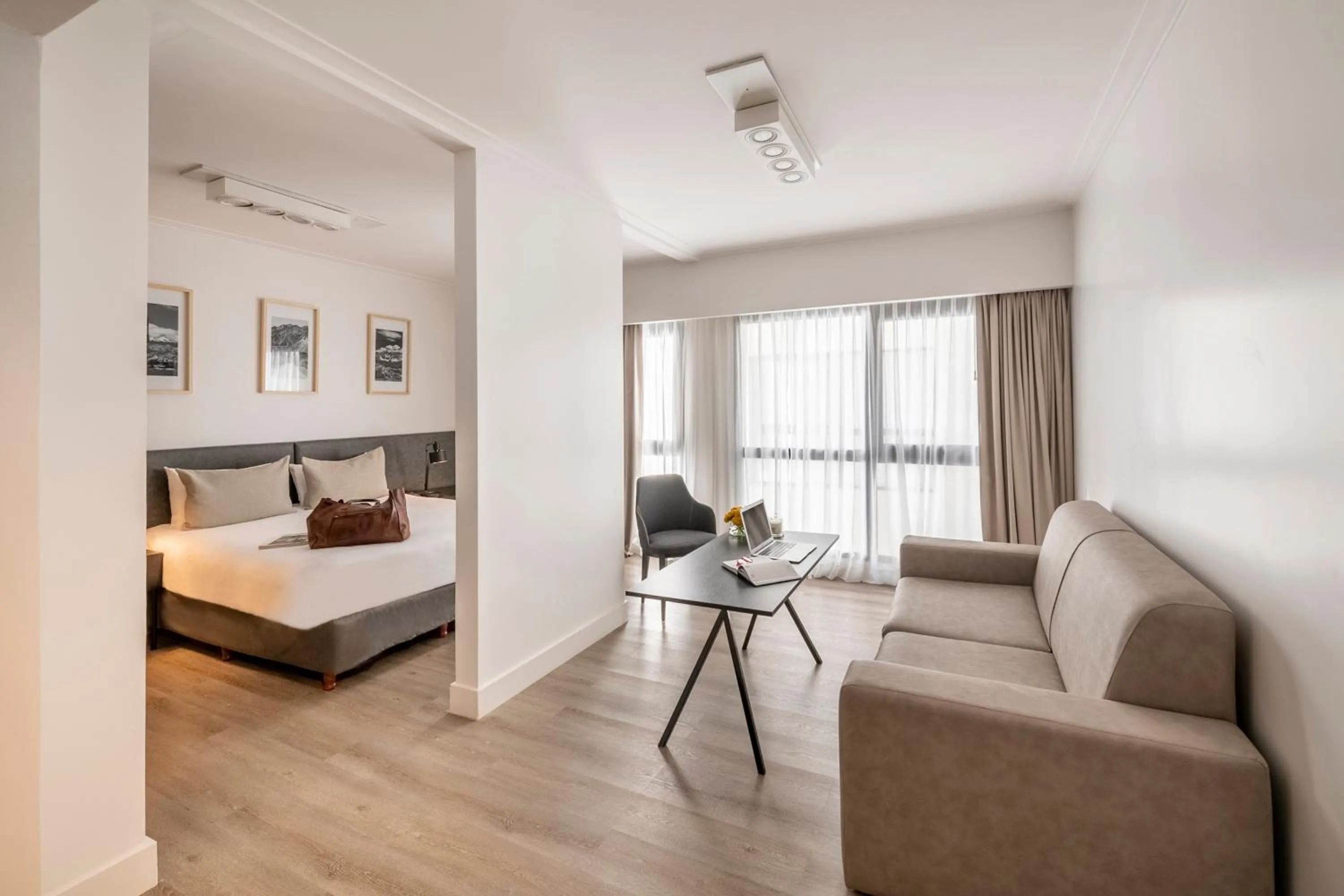 Bed in Efe Hotel & Cowork