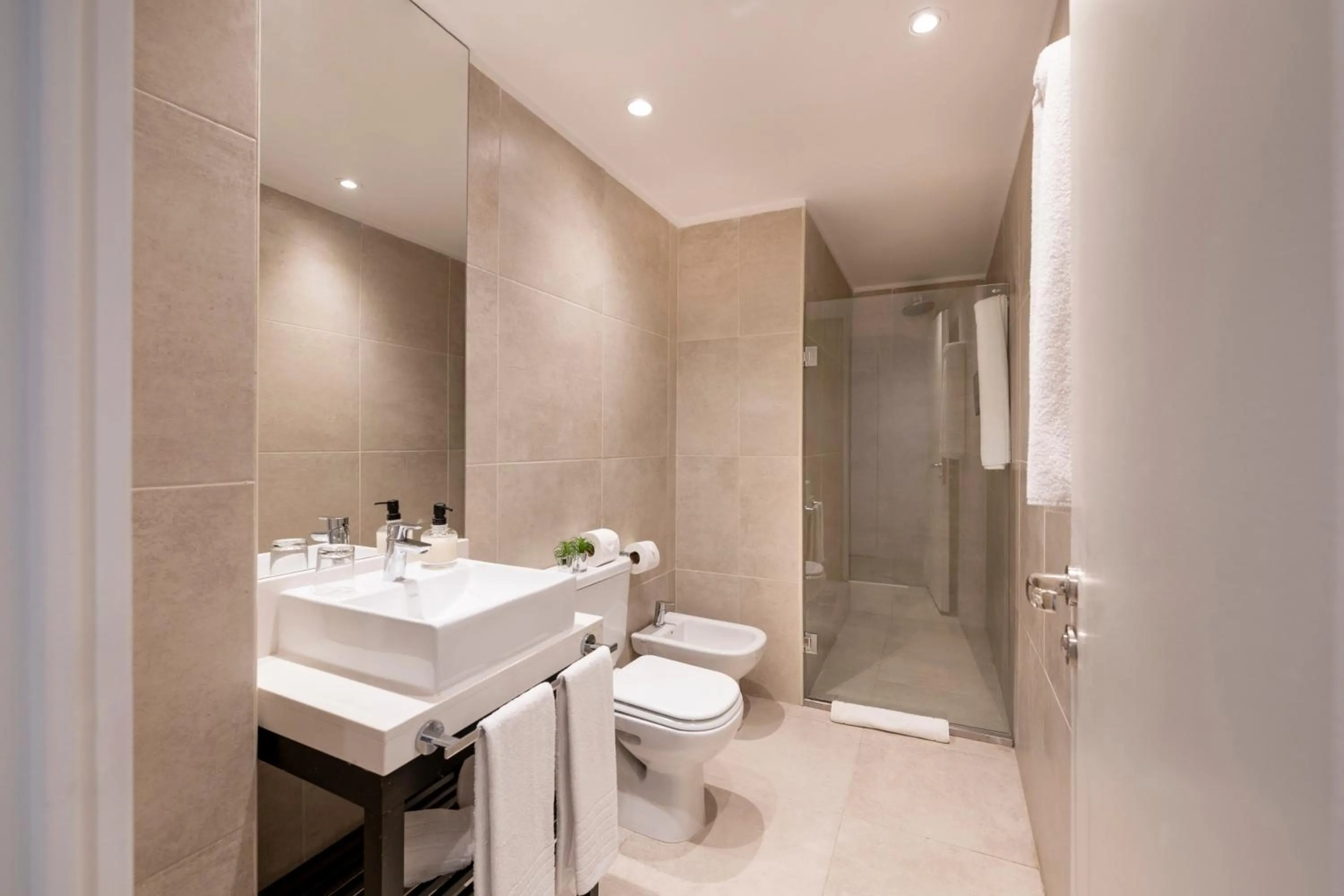 Shower in Efe Hotel & Cowork