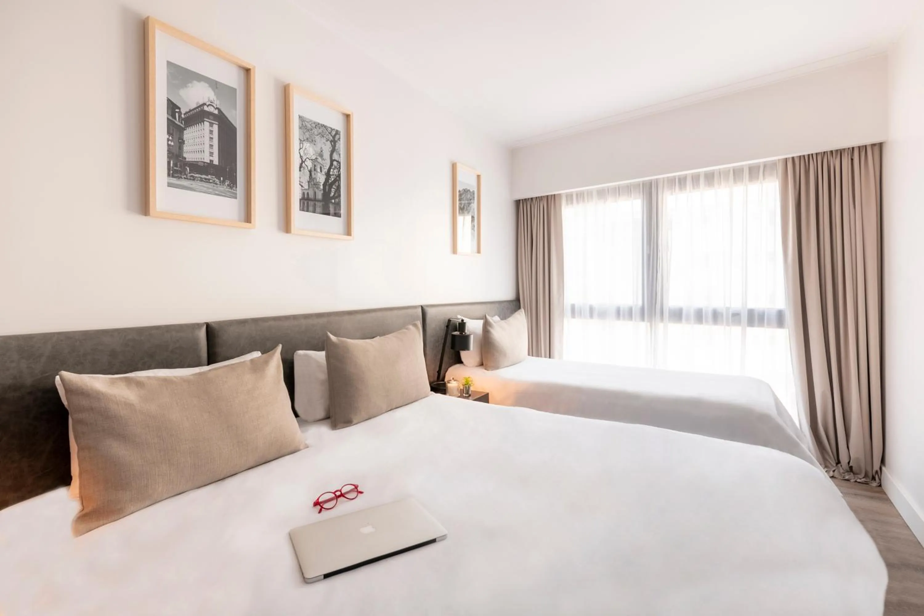 Bed in Efe Hotel & Cowork