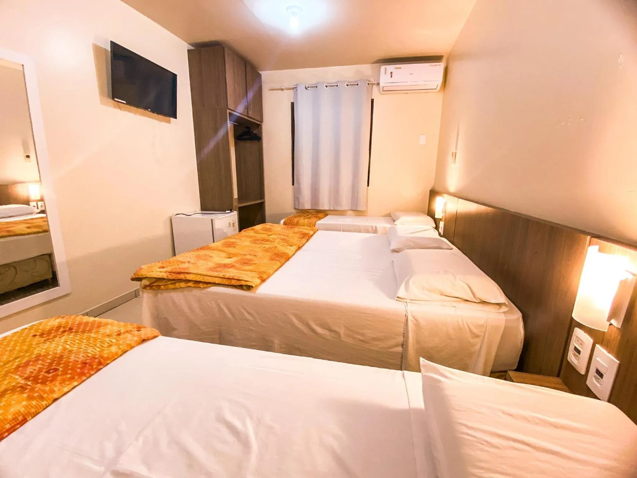 Bed in Pousada El Shaddai