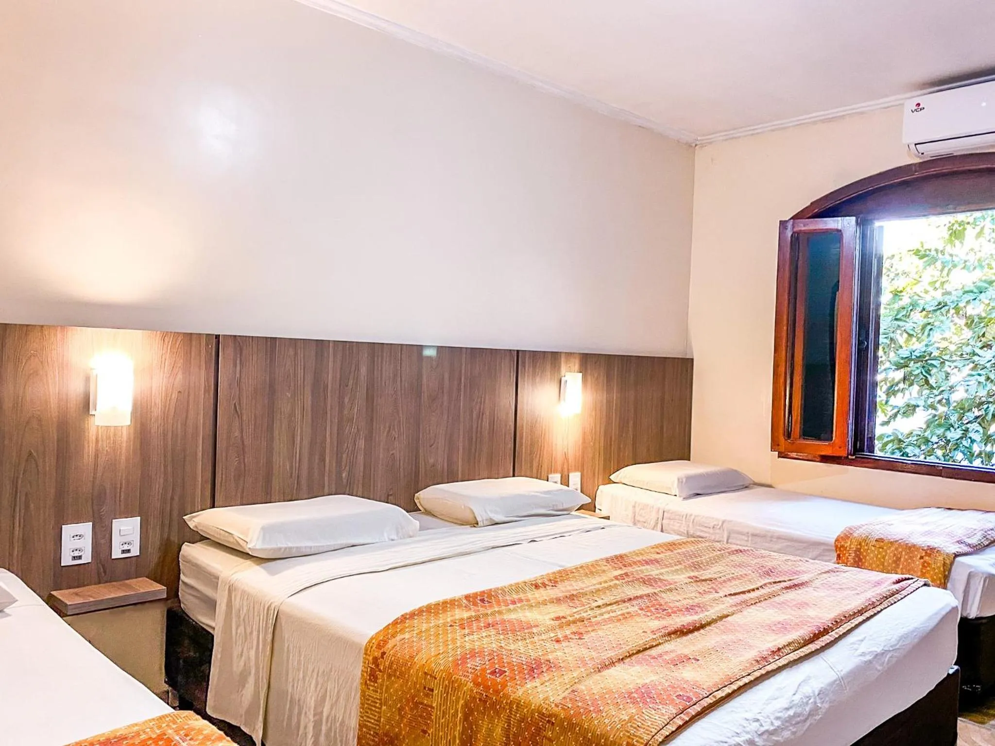 Bed in Pousada El Shaddai