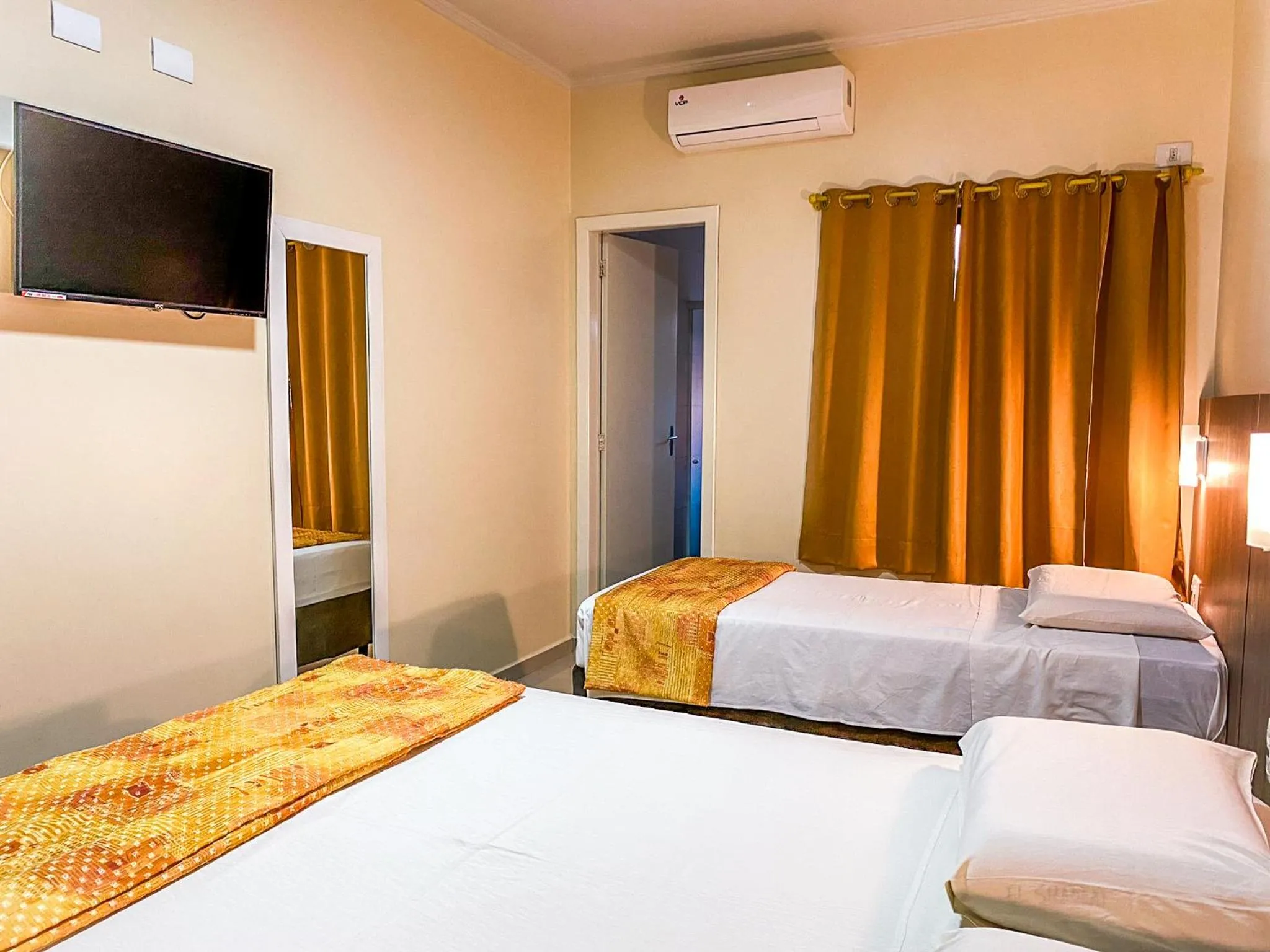 Bed in Pousada El Shaddai