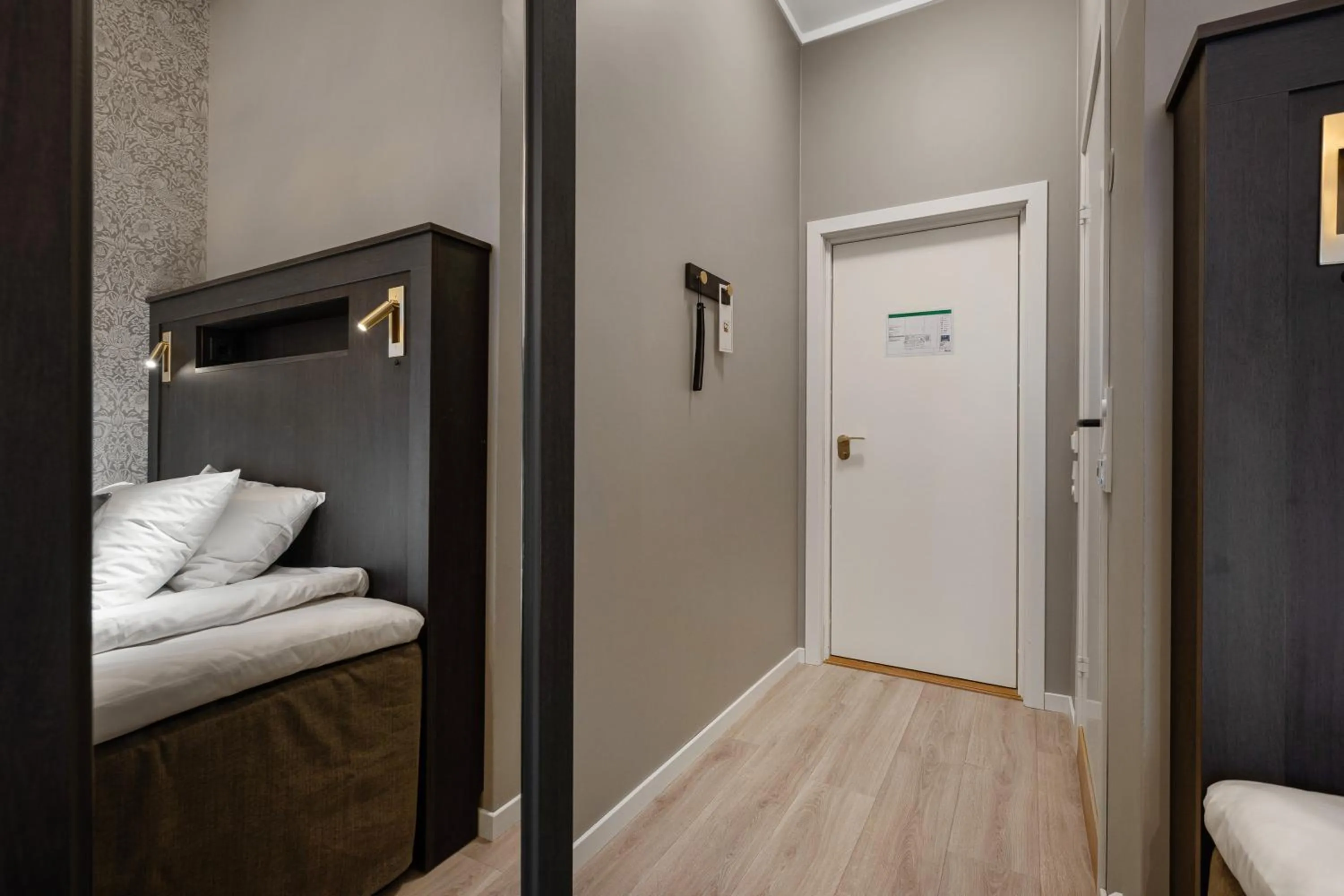 Bed in Home Hotel Grand Gjøvik