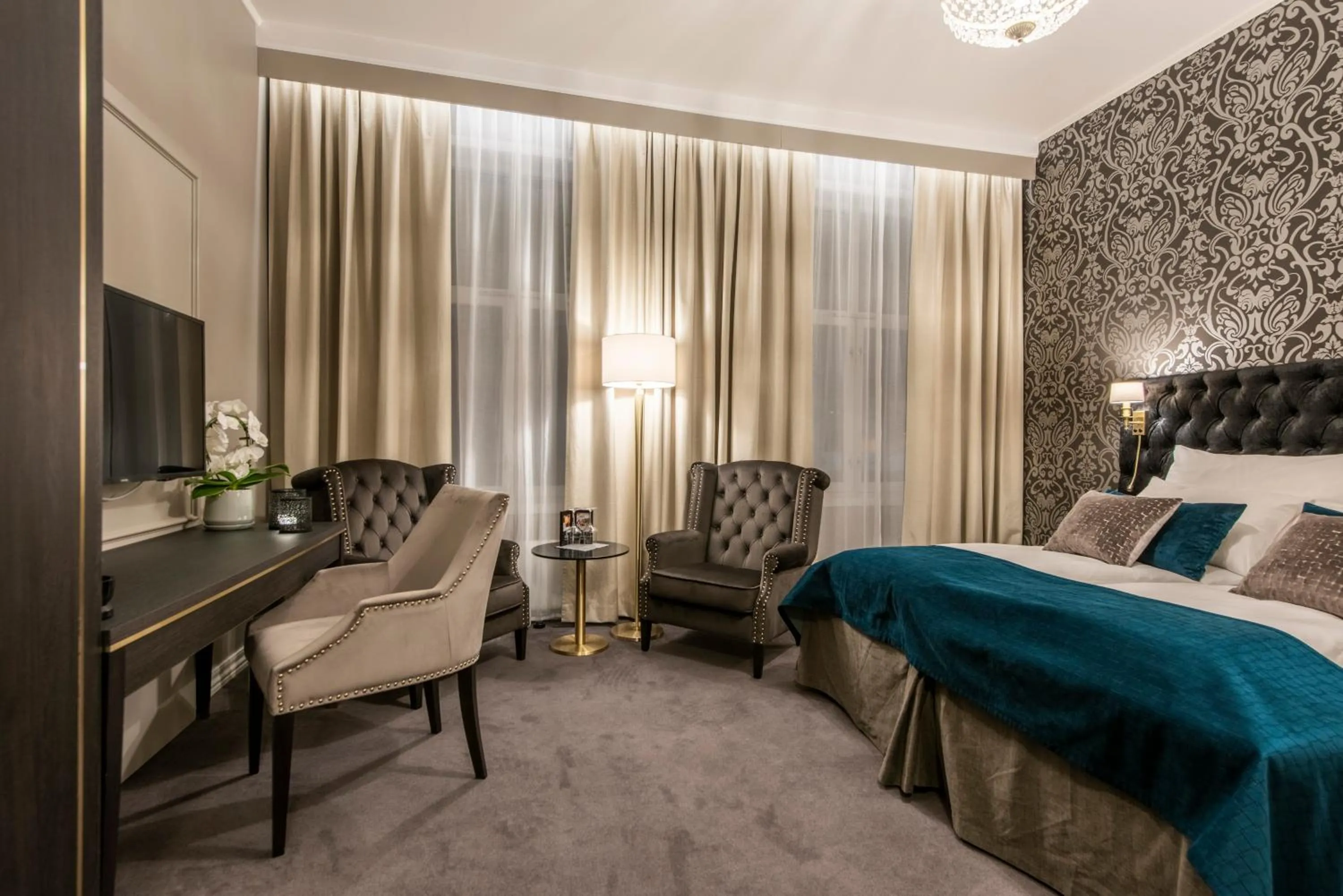 Bedroom, Bed in Home Hotel Grand Gjøvik