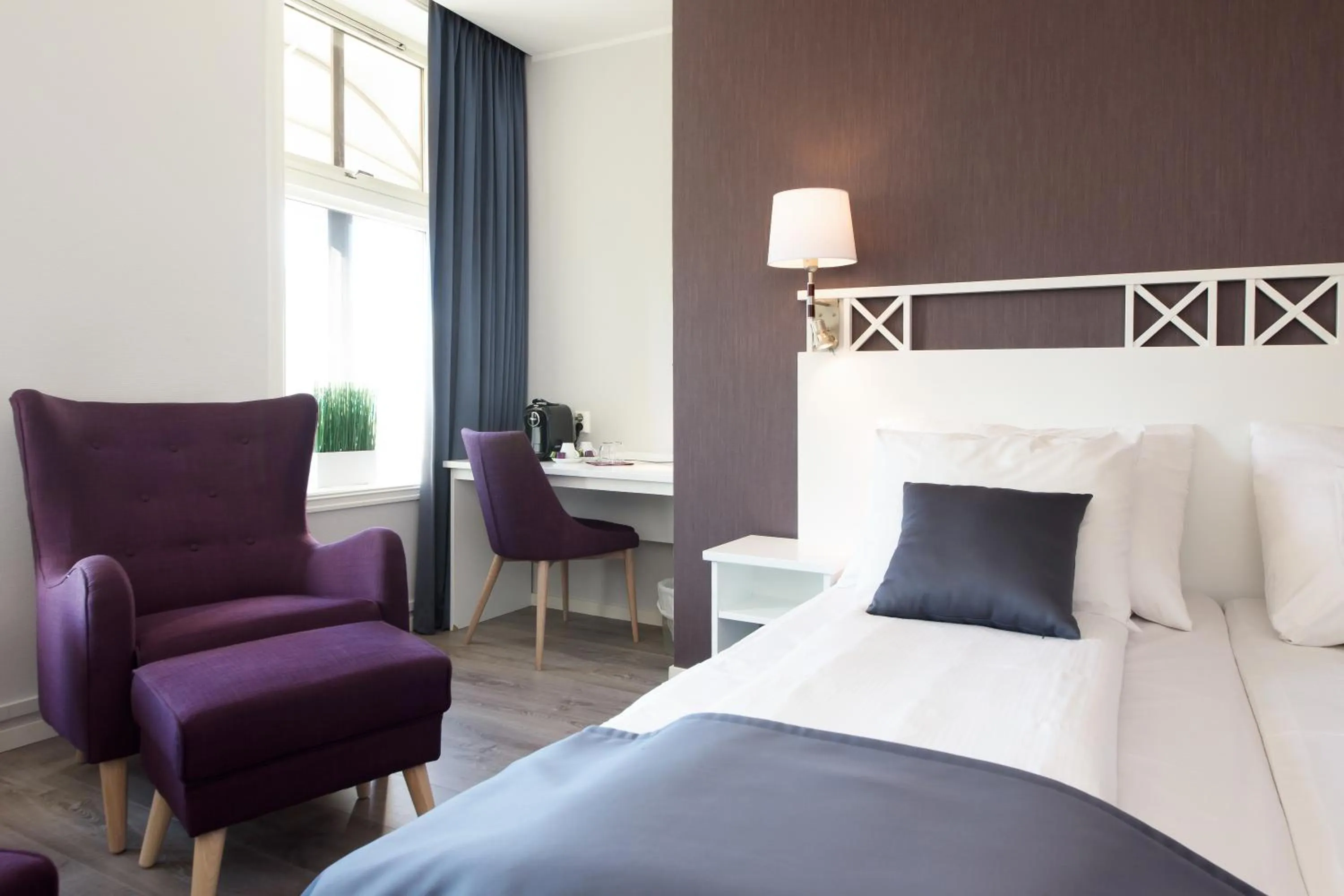 Bed in Home Hotel Grand Gjøvik