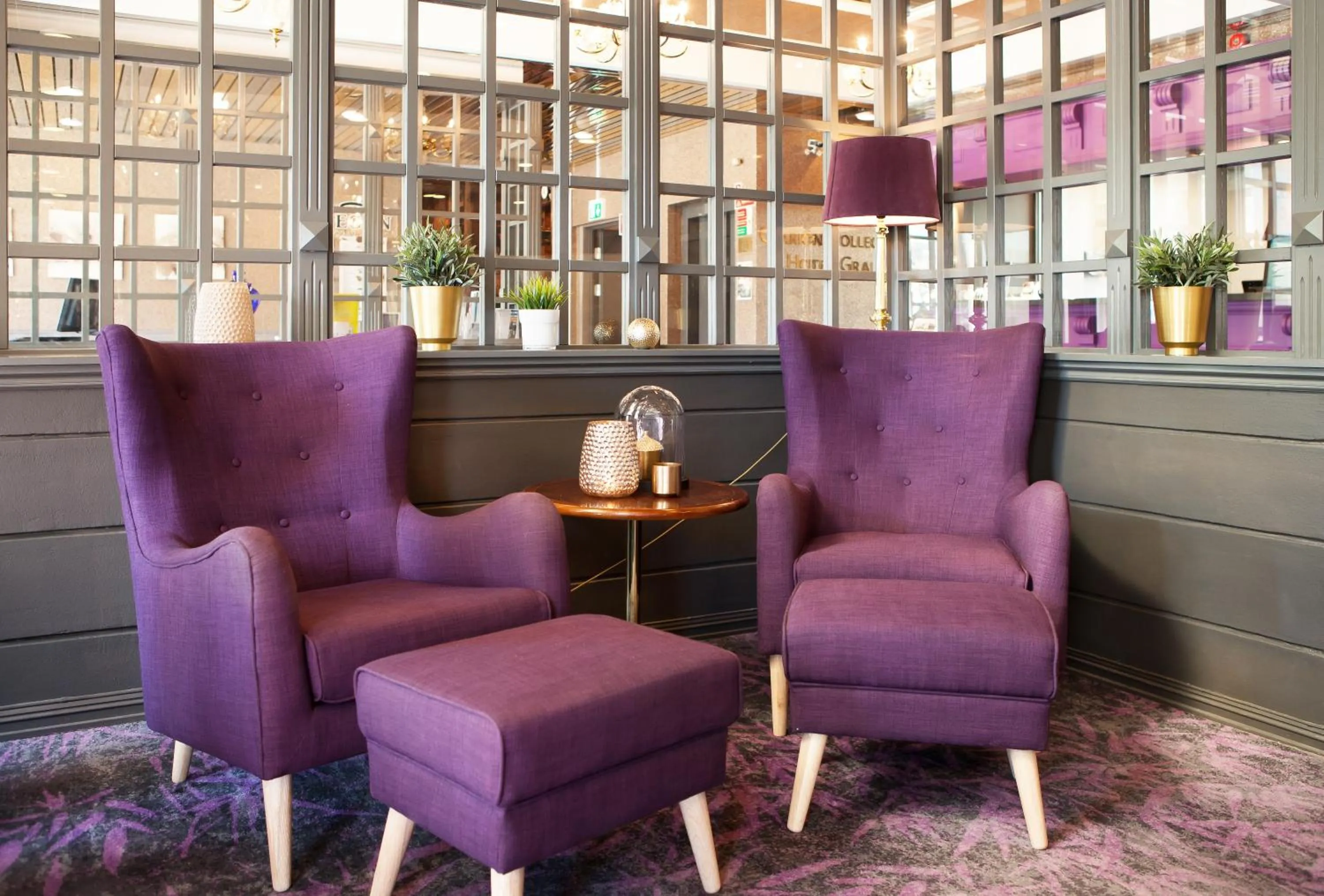 Lobby or reception in Home Hotel Grand Gjøvik