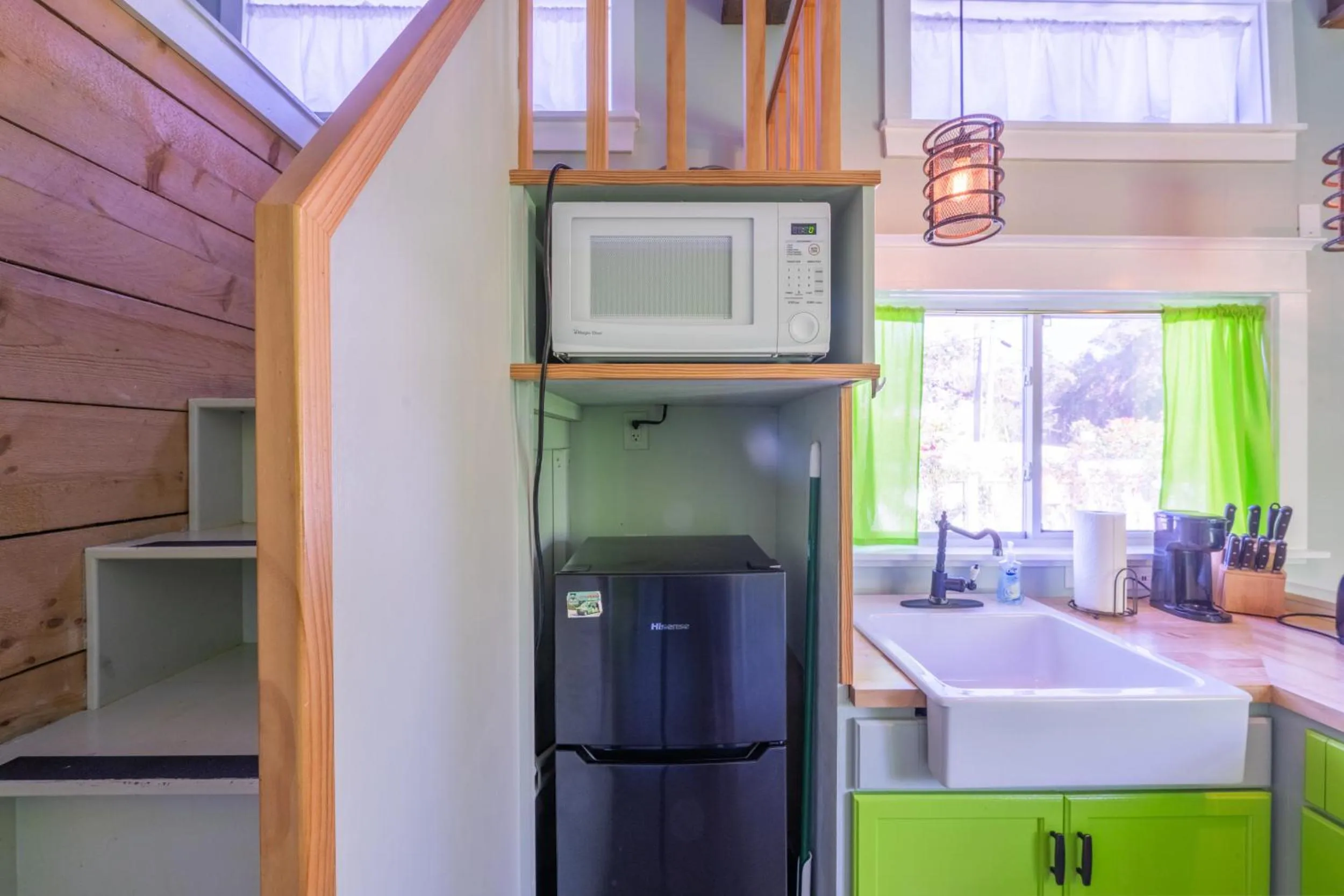 Kitchen or kitchenette in Tiny House Siesta