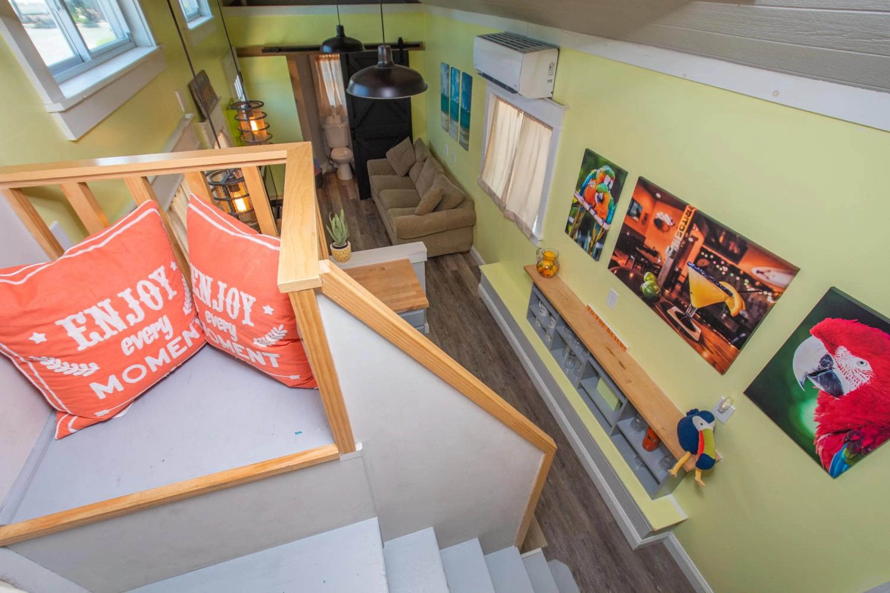 Living room in Tiny House Siesta