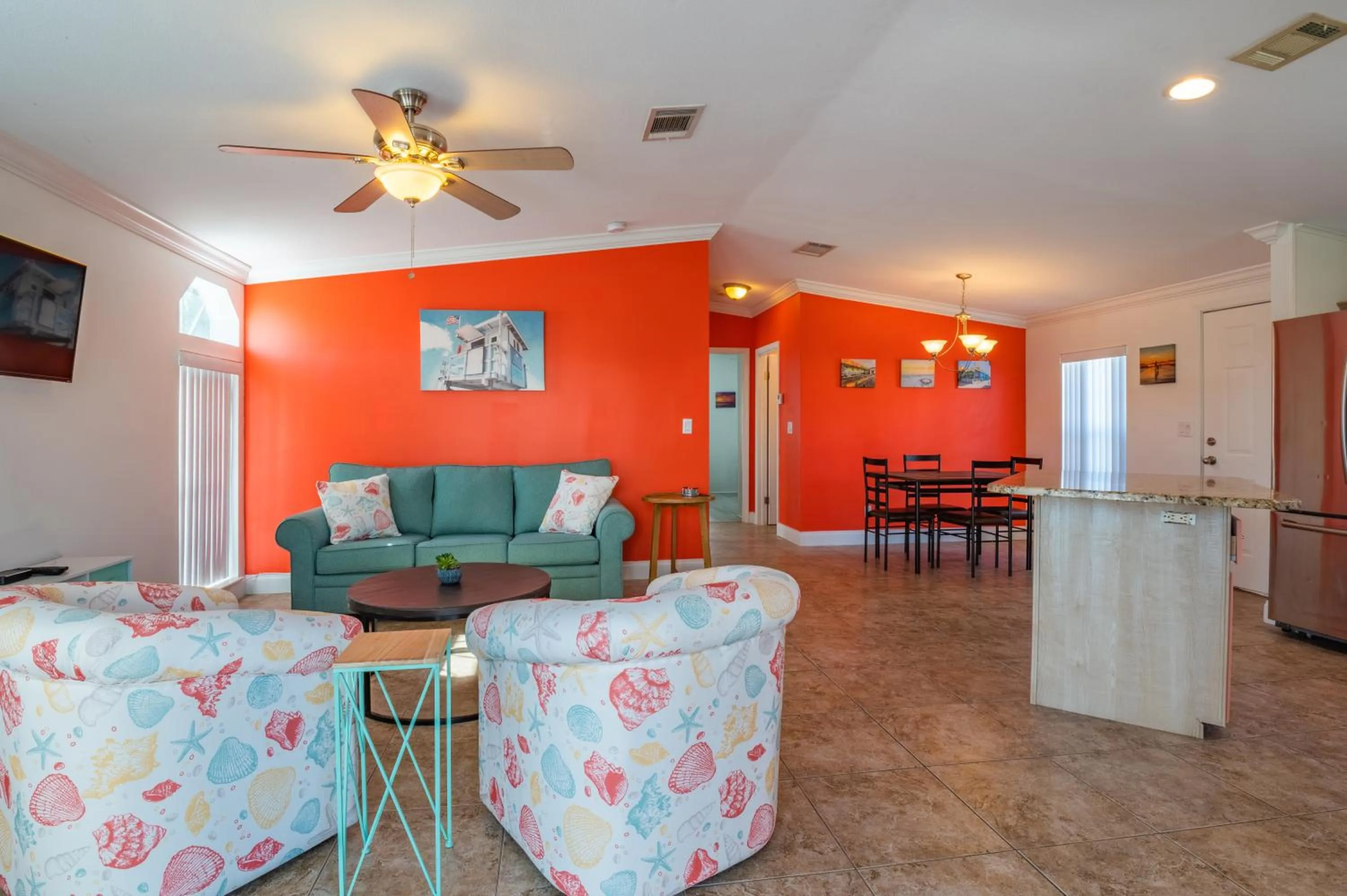 Living room in Tiny House Siesta