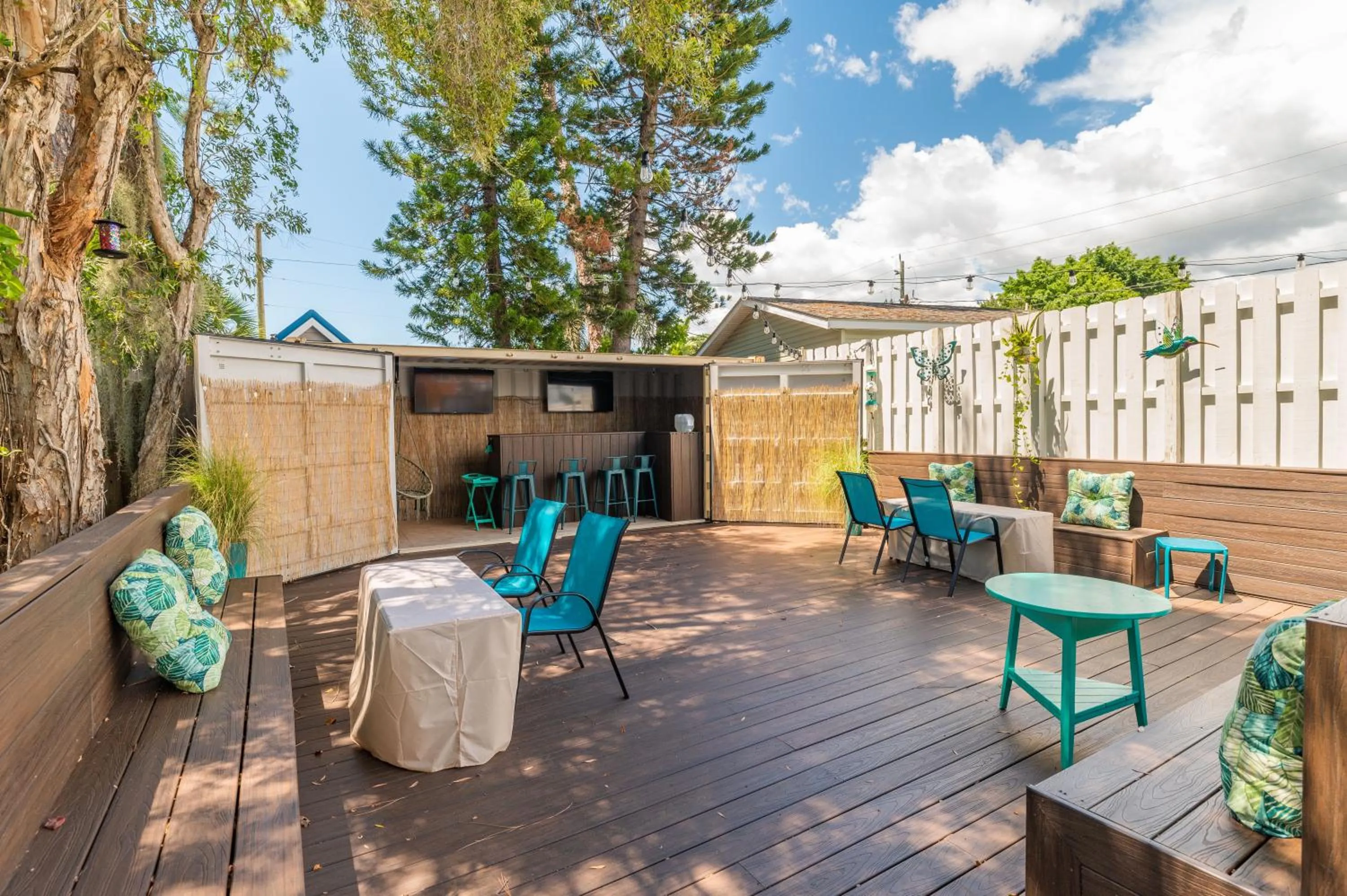 Patio in Tiny House Siesta