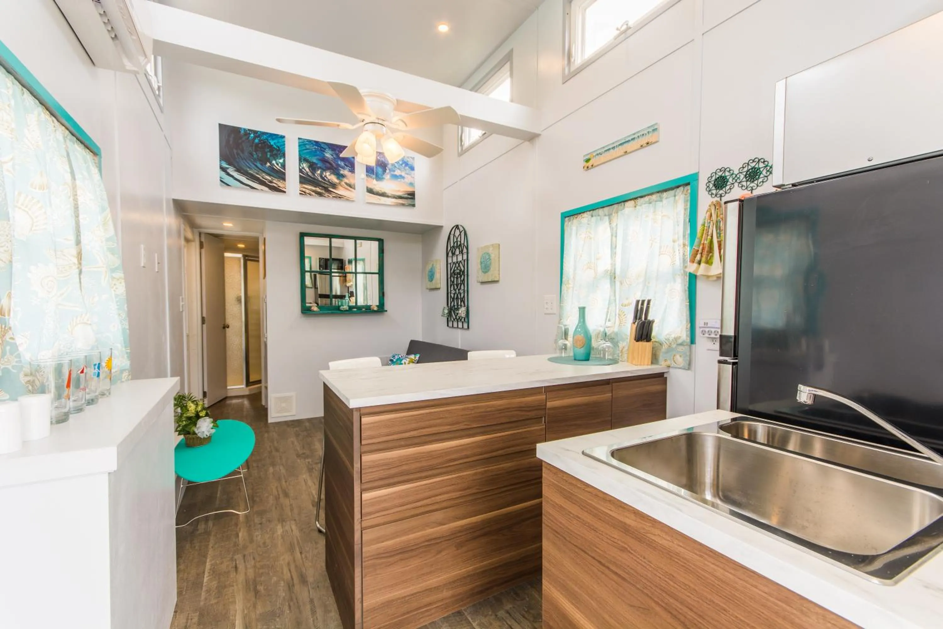 Kitchen or kitchenette in Tiny House Siesta