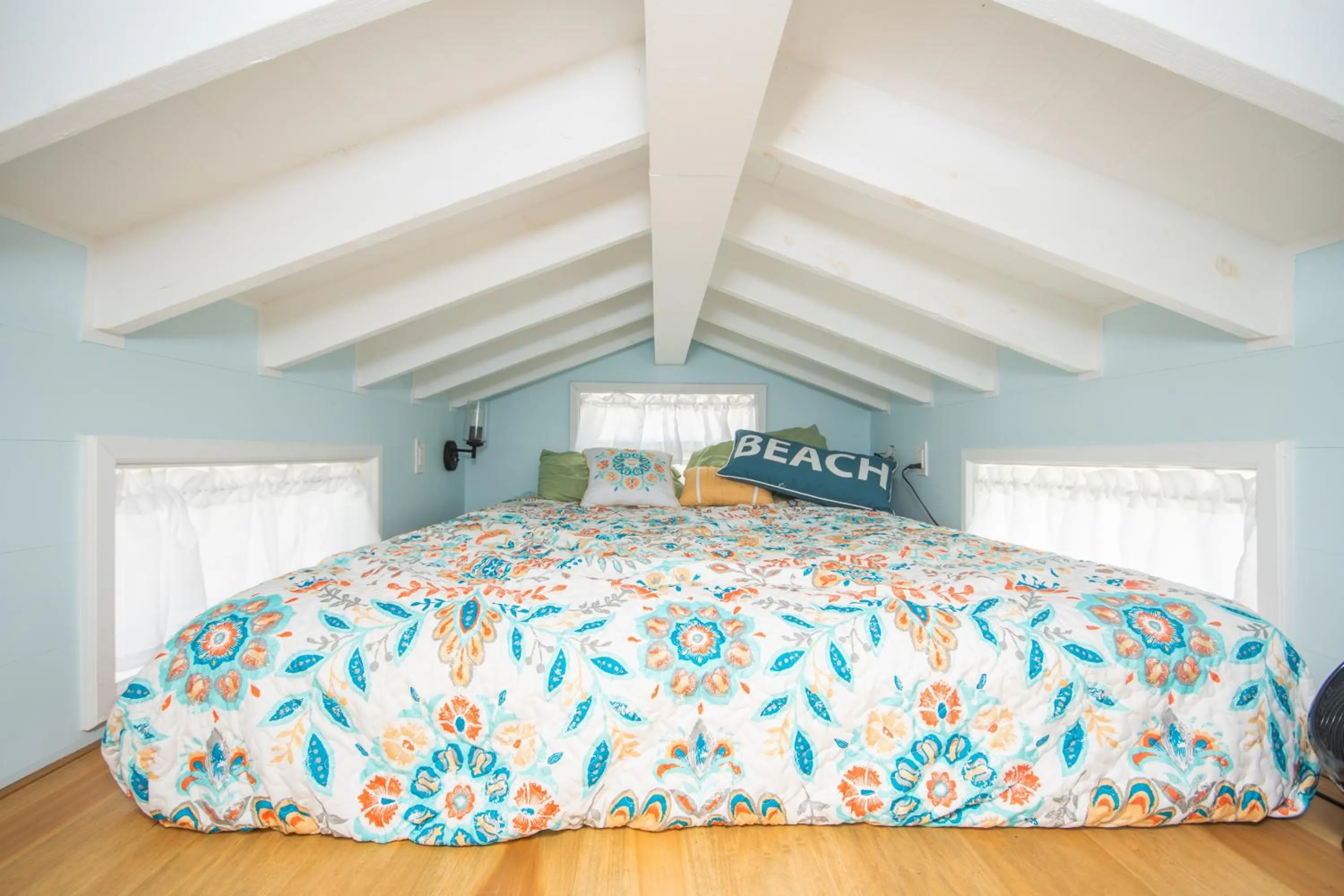 Bed in Tiny House Siesta