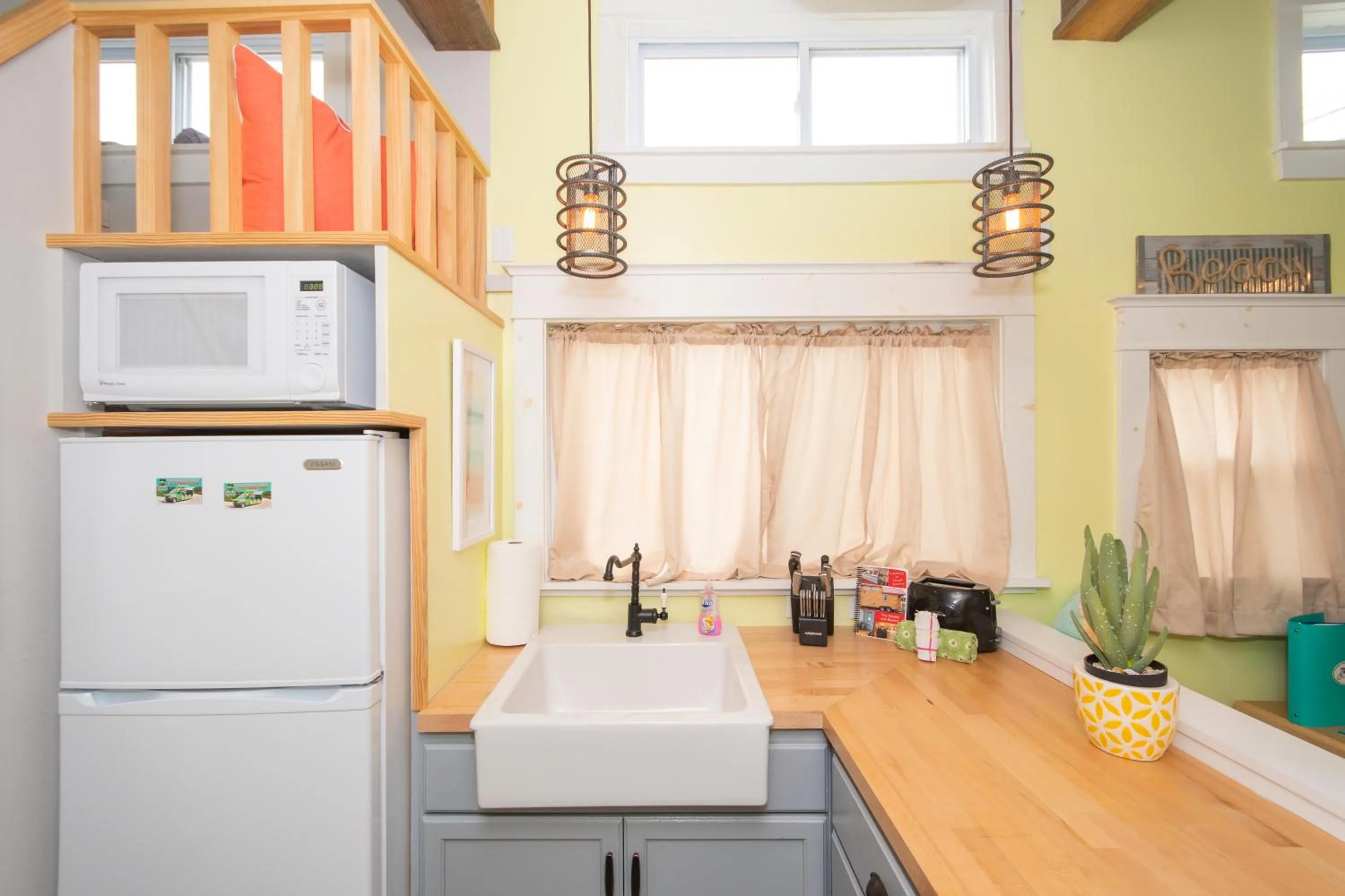 Kitchen or kitchenette in Tiny House Siesta