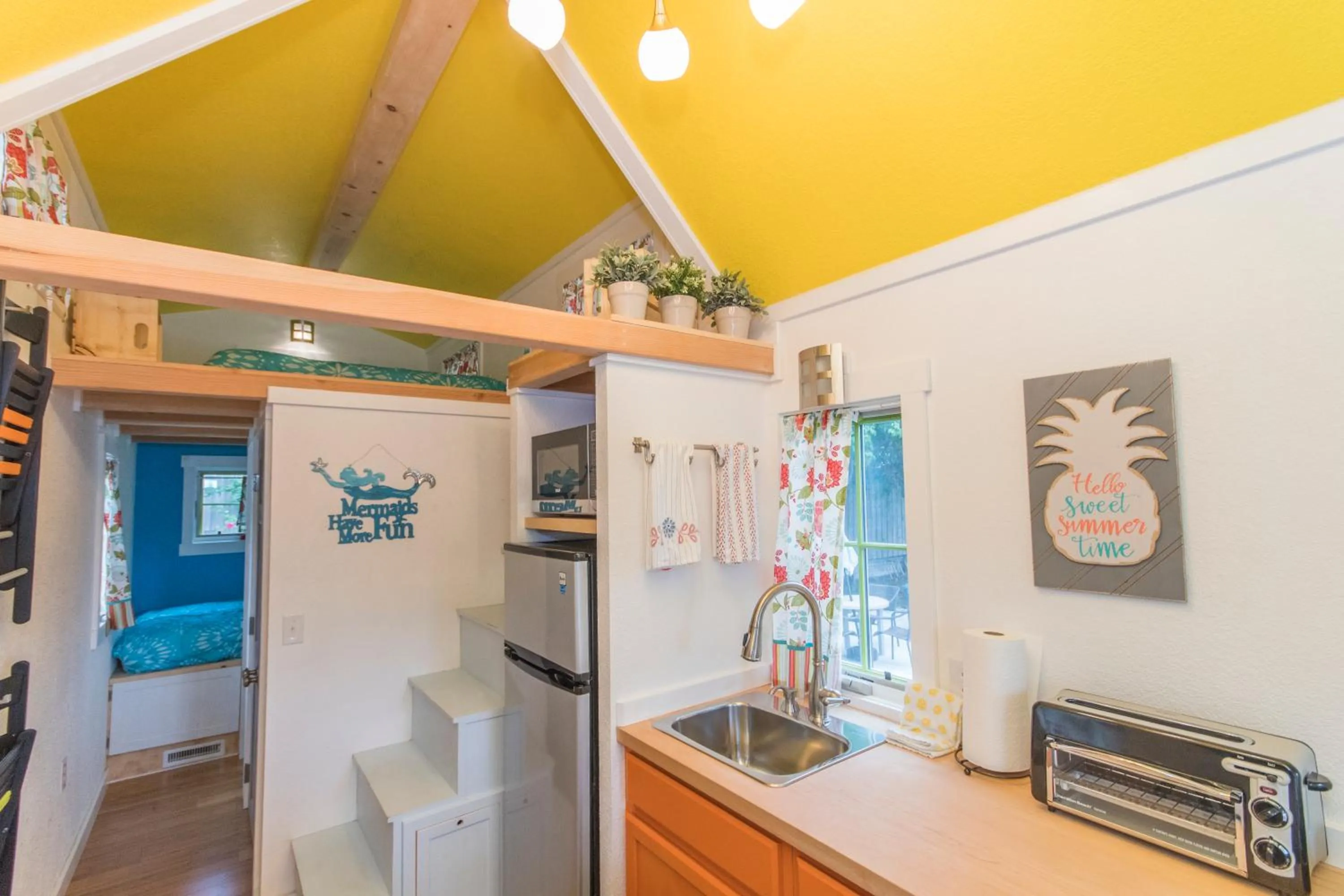Kitchen or kitchenette in Tiny House Siesta