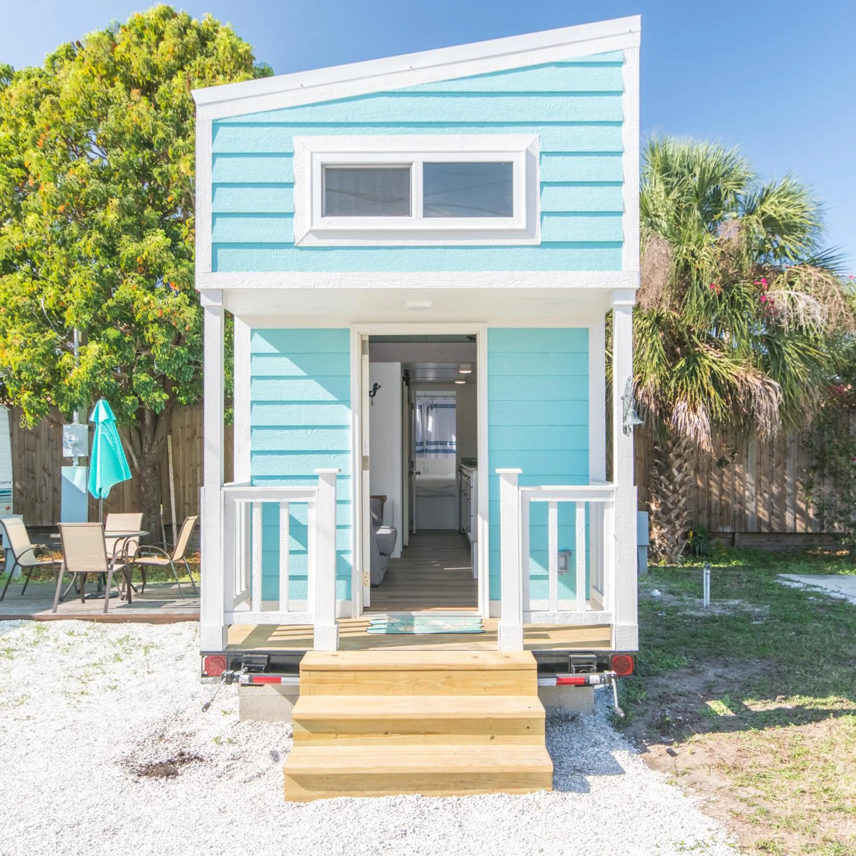 Facade/entrance in Tiny House Siesta