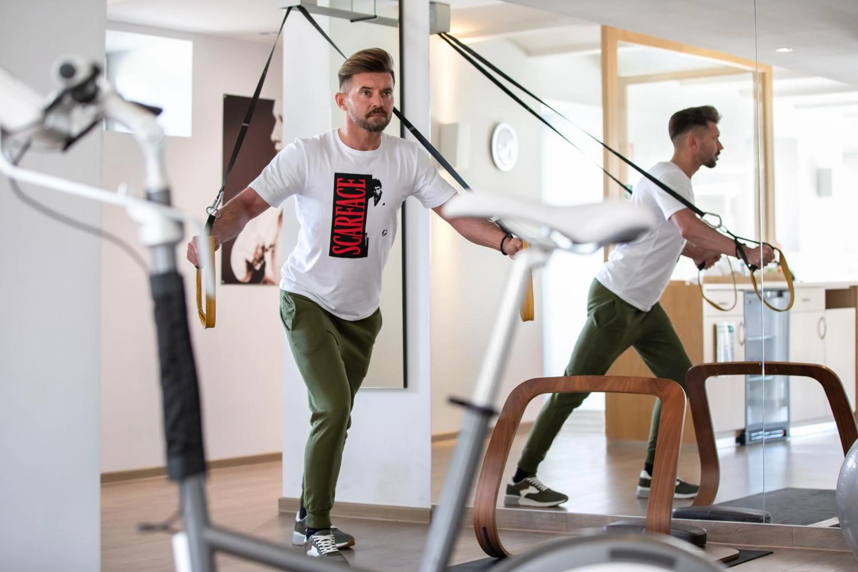 Fitness centre/facilities in Golf & Resort Hotel Gut Heckenhof