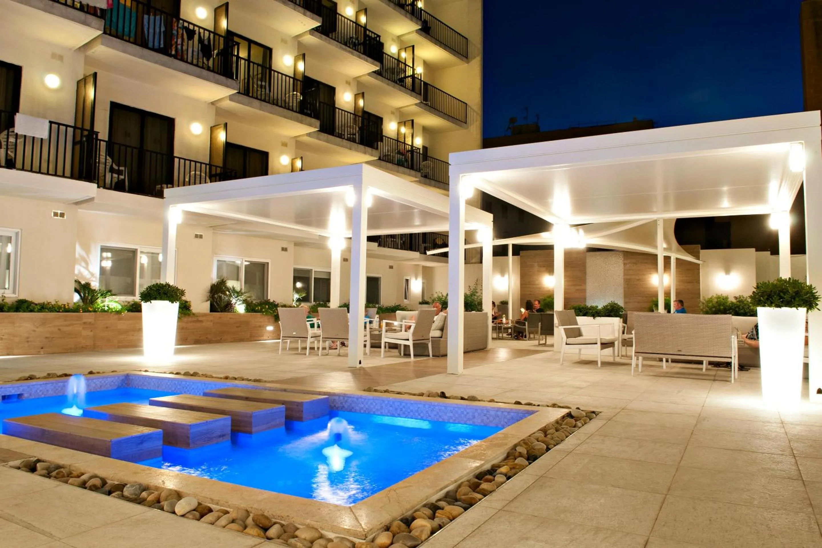 Garden in Hotel Santana