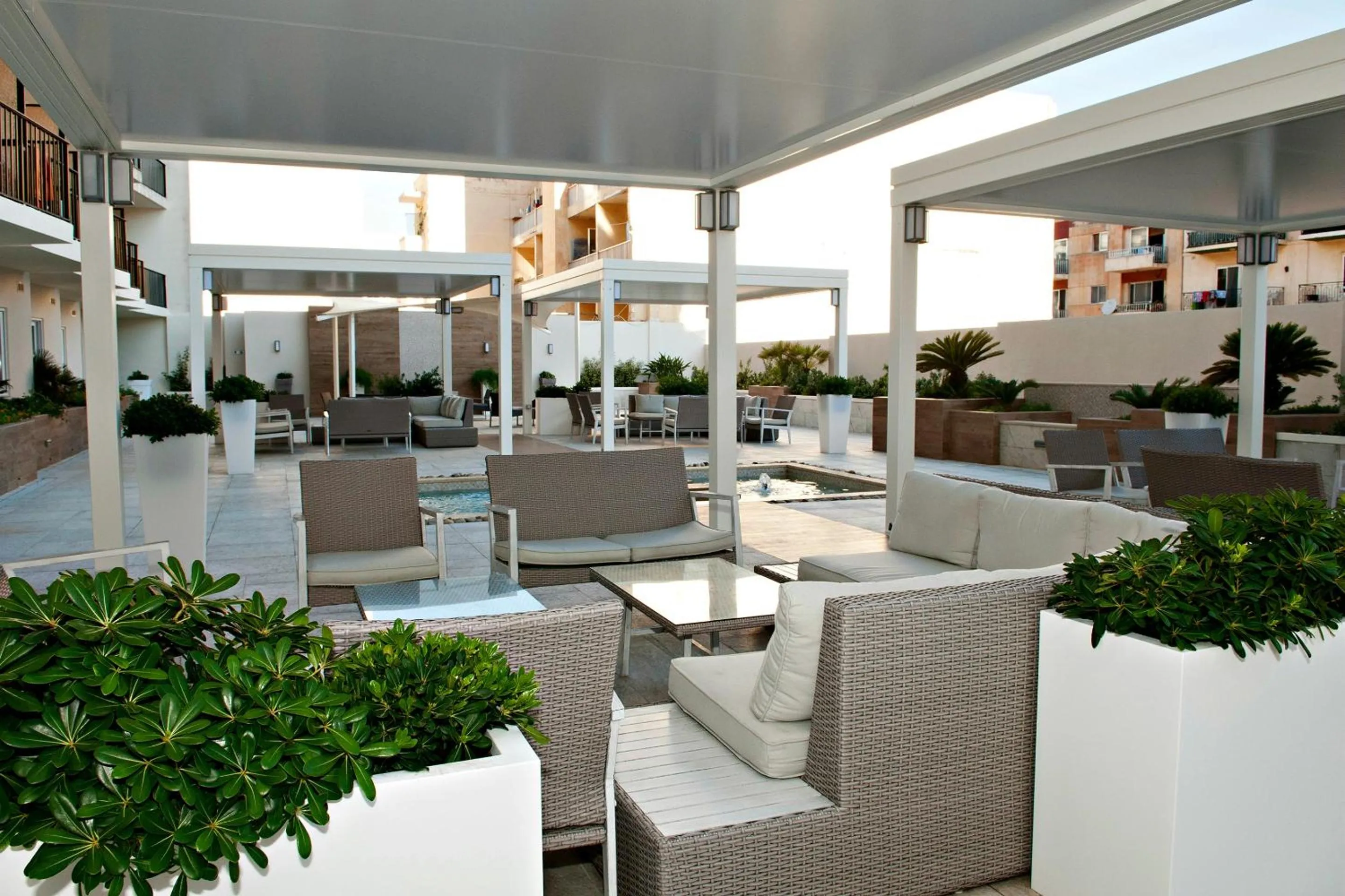 Garden in Hotel Santana