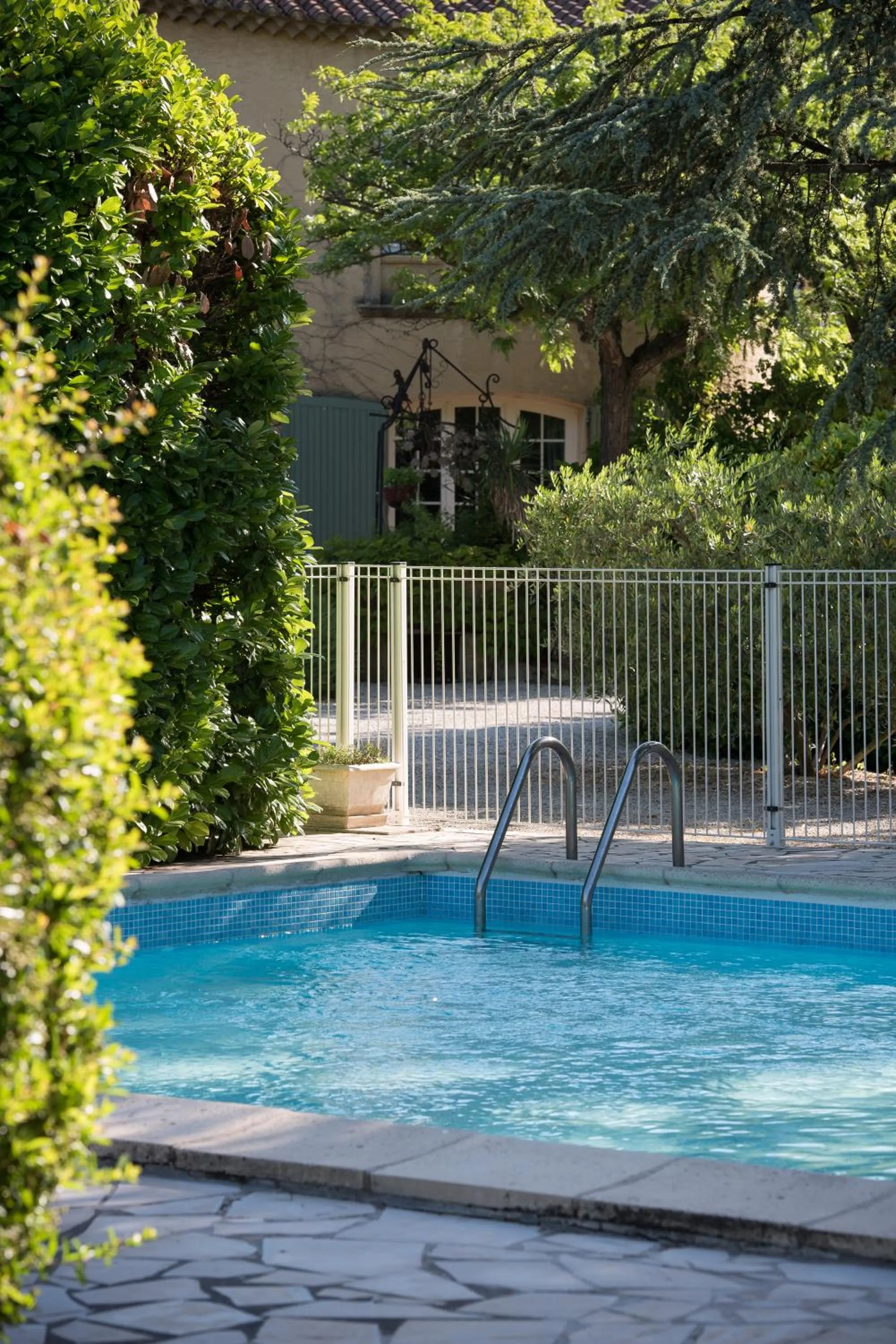 Garden in Logis Hôtel Castel Mouisson