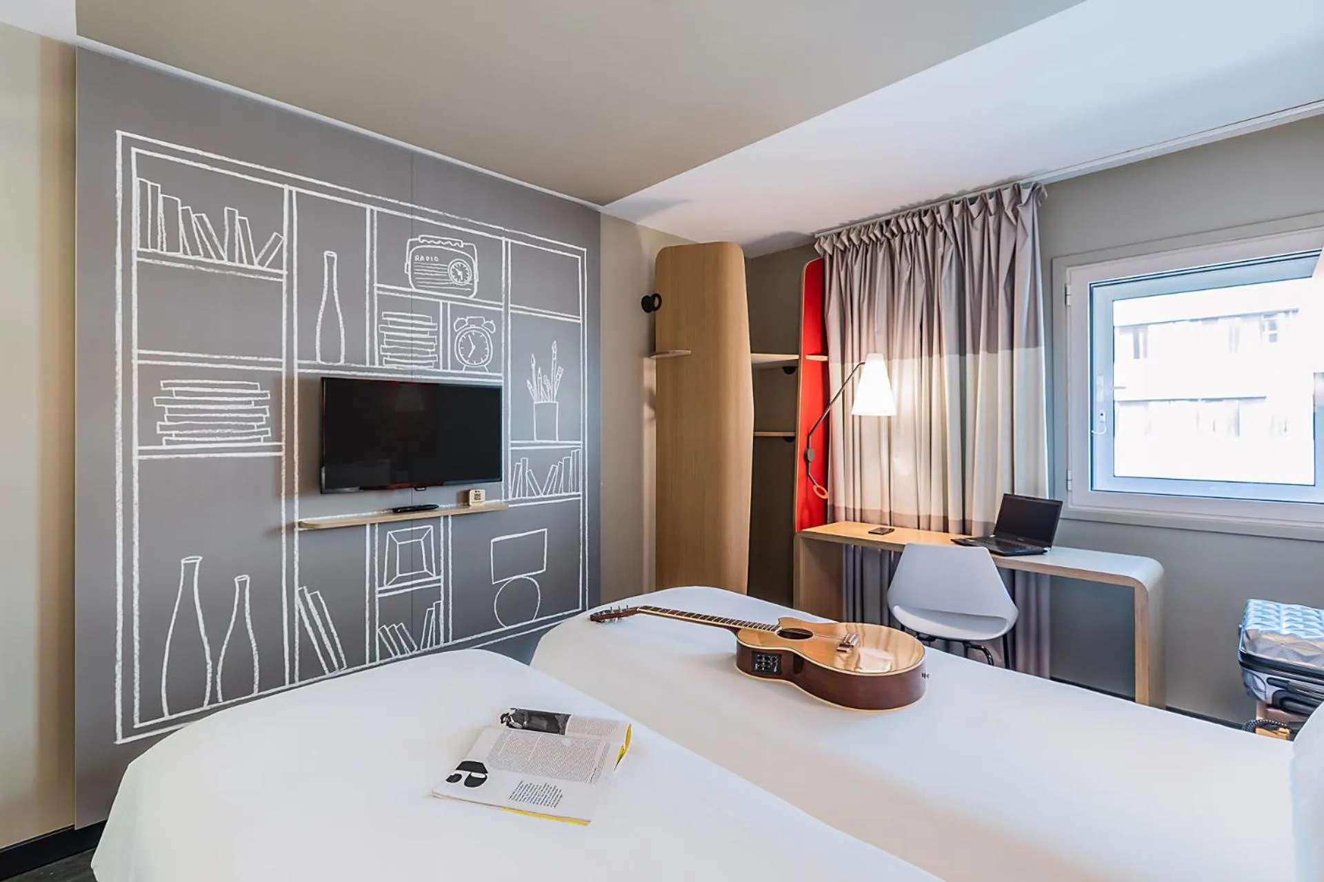 Bed in Hotel ibis Lisboa Liberdade