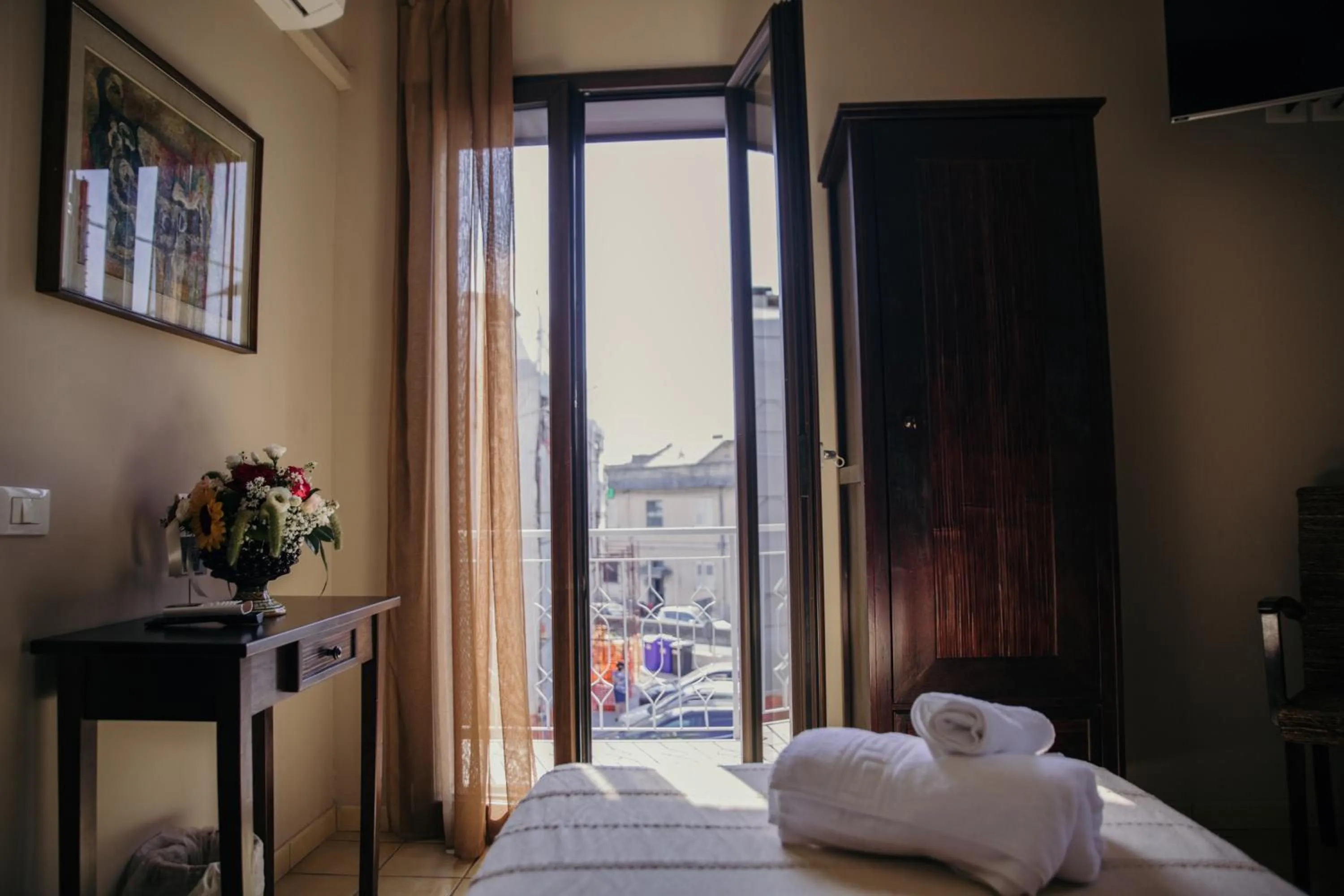Bedroom, Bed in Le Antiche Colonne