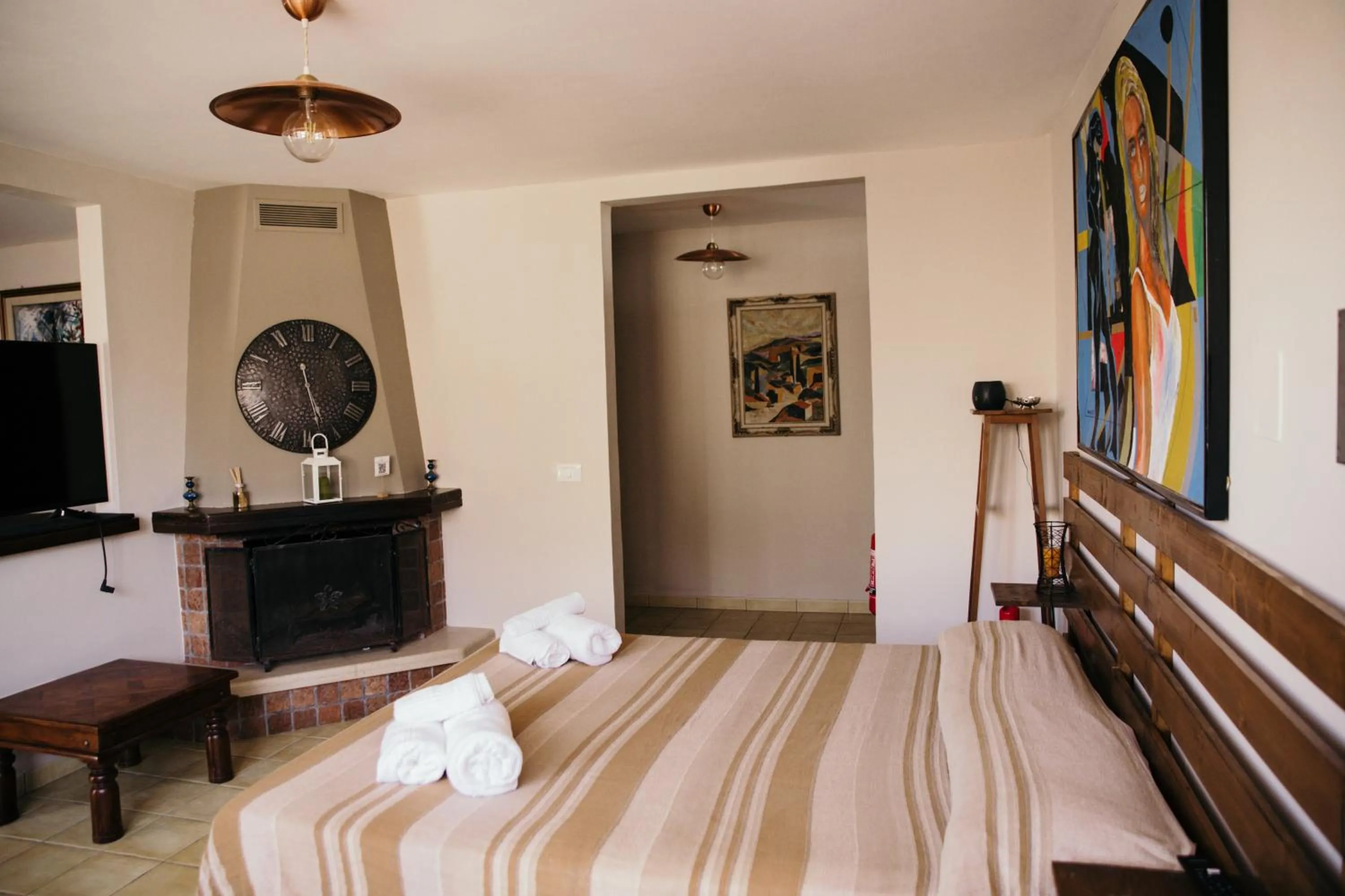 Photo of the whole room, Bed in Le Antiche Colonne