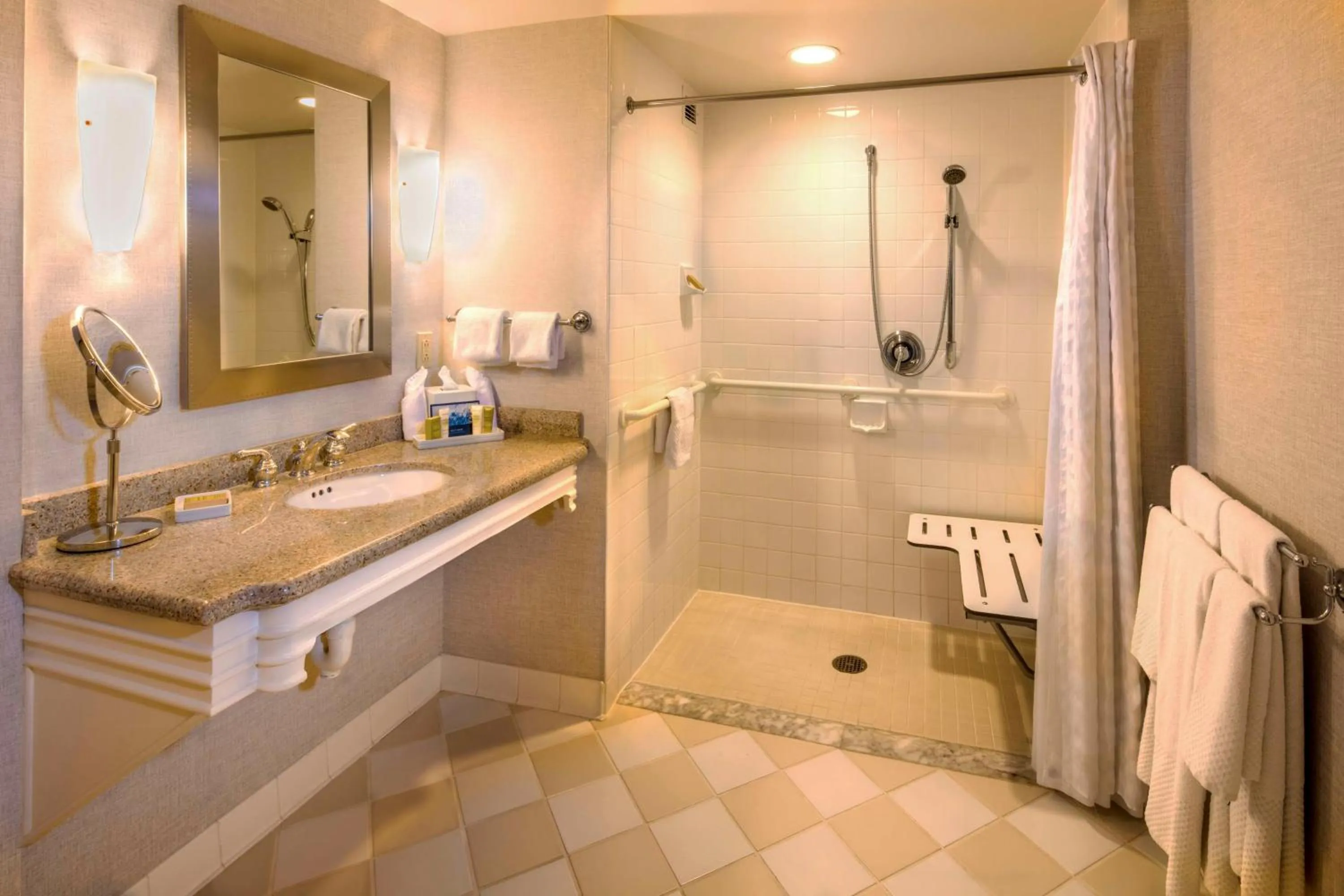 Bathroom in Hilton Philadelphia at Penn's Landing