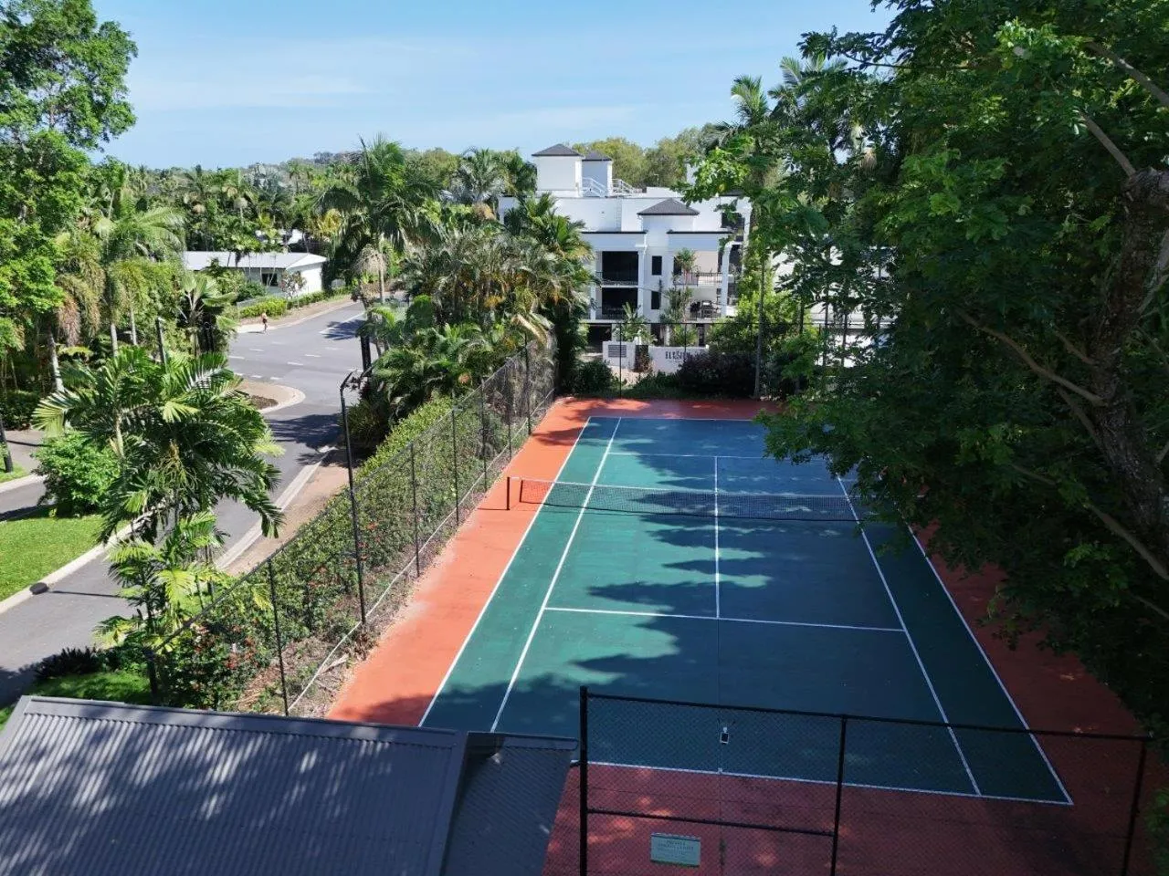 Tennis court in Oasis at Palm Cove