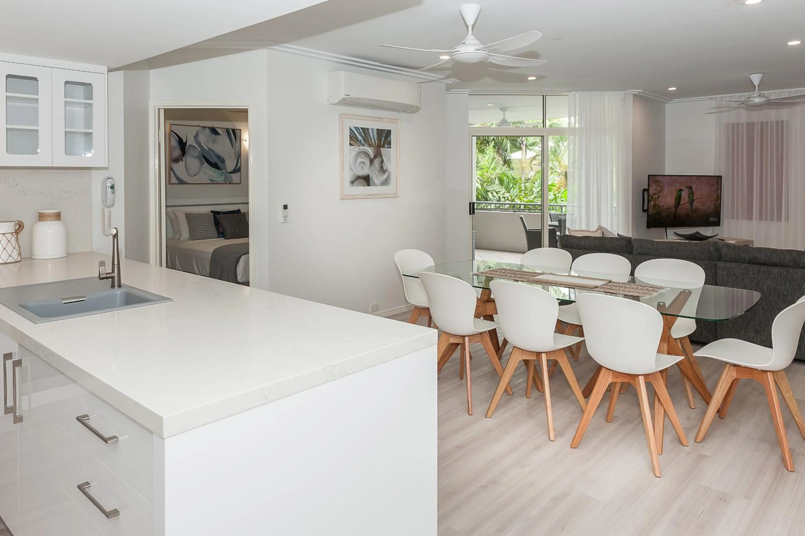 Living room in Oasis at Palm Cove