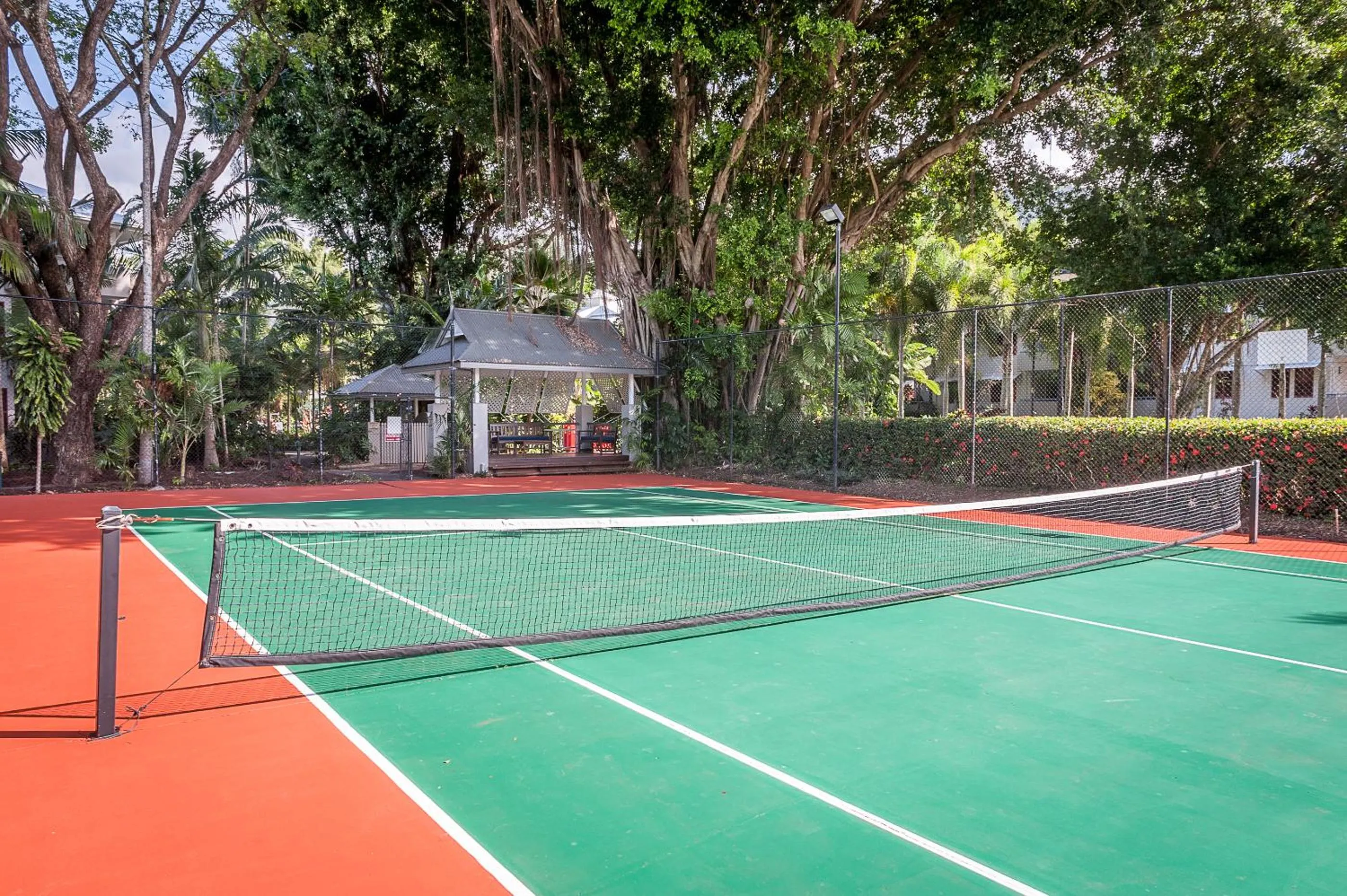 Tennis court in Oasis at Palm Cove