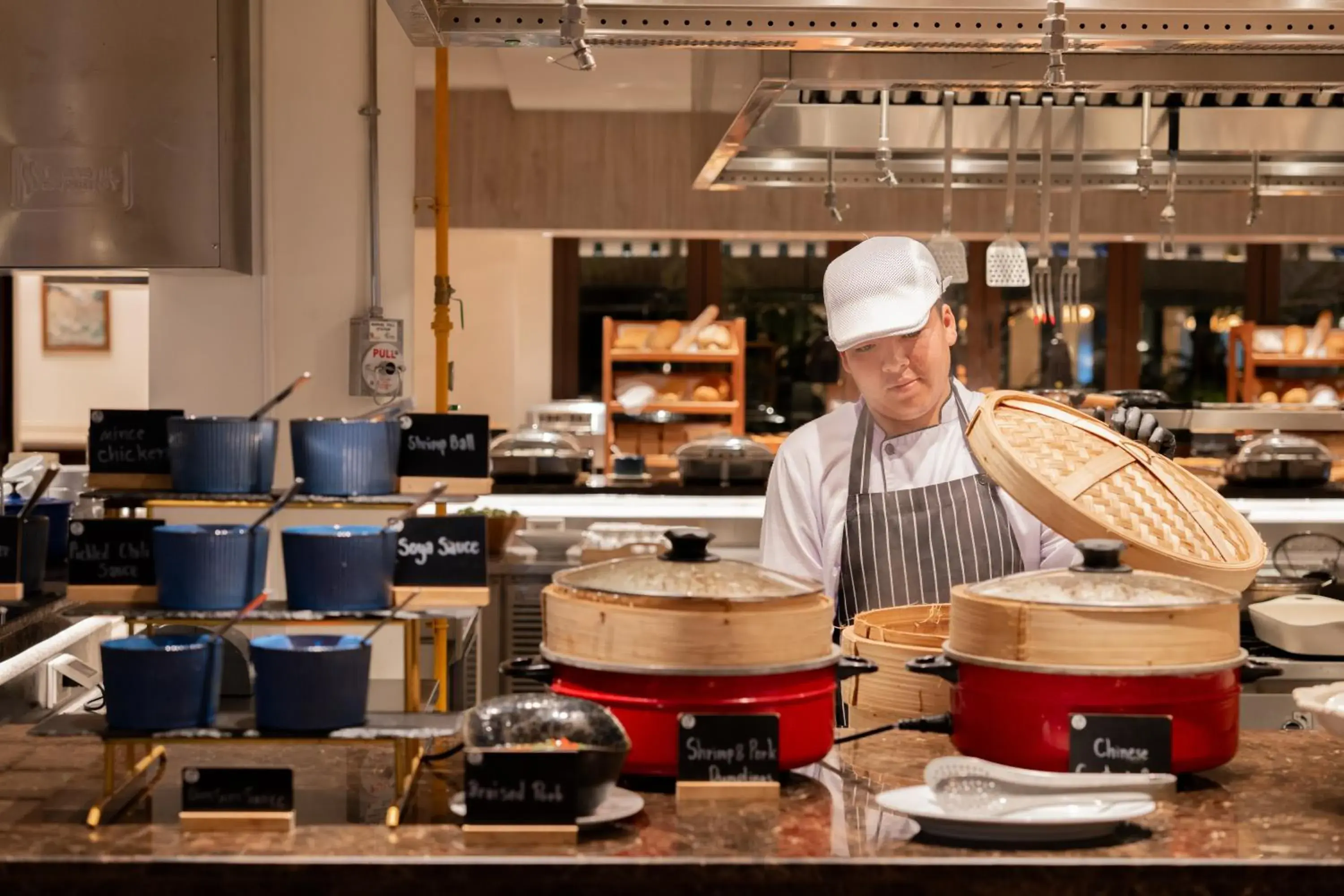 Breakfast in Thavorn Palm Beach Resort Phuket Breakfast in Thavorn Palm Beach Resort Phuket