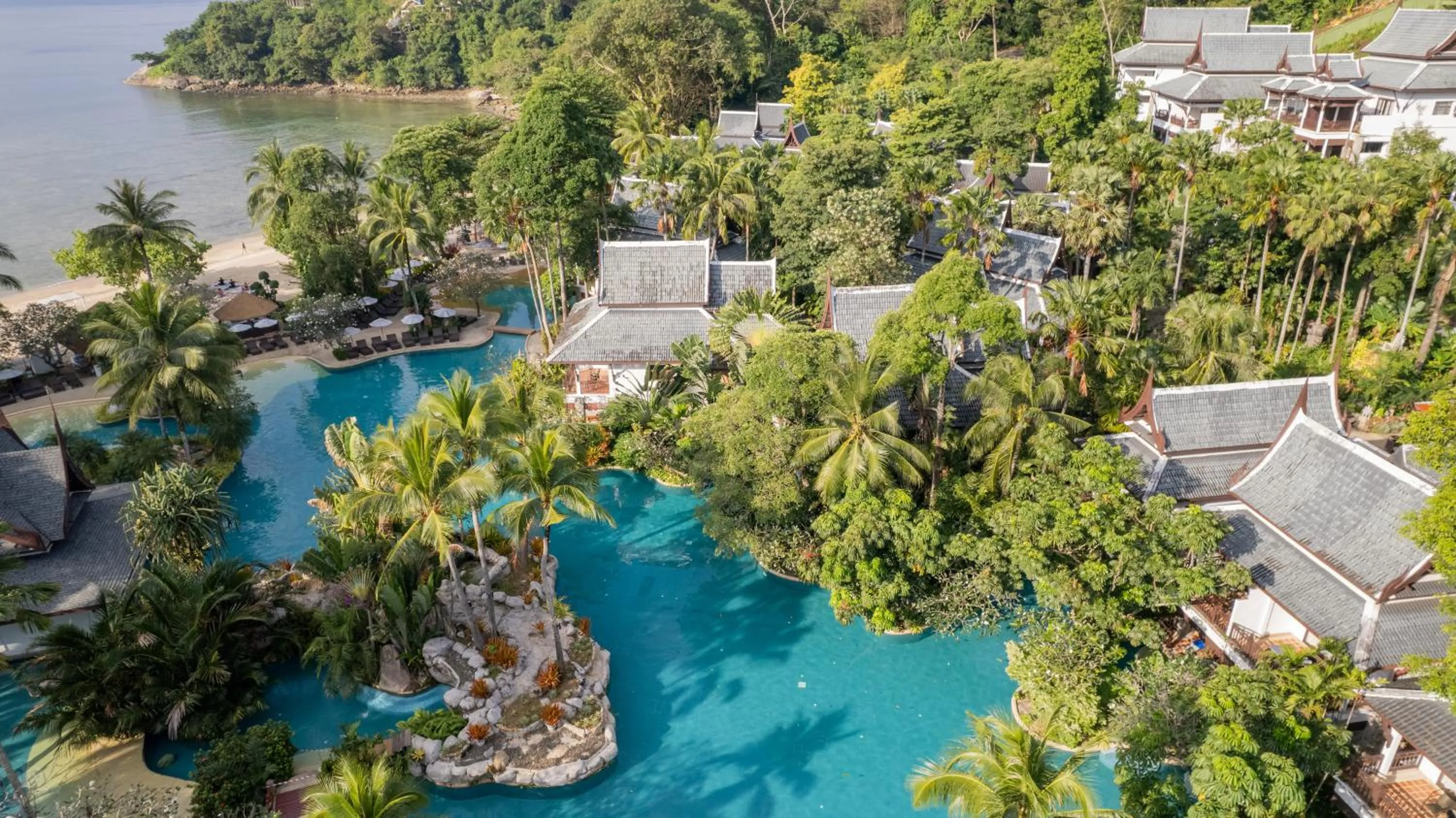 Property building in Thavorn Beach Village Resort & Spa Phuket