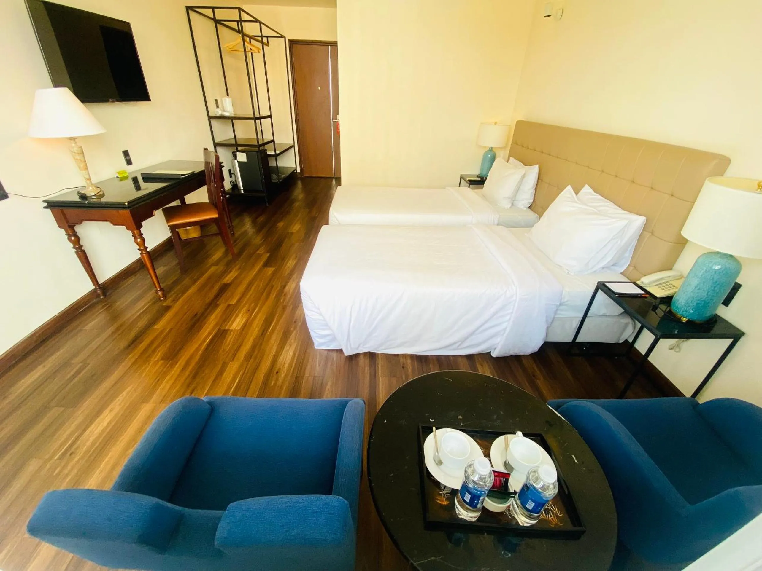 Bed in Liberty 2 Hotel