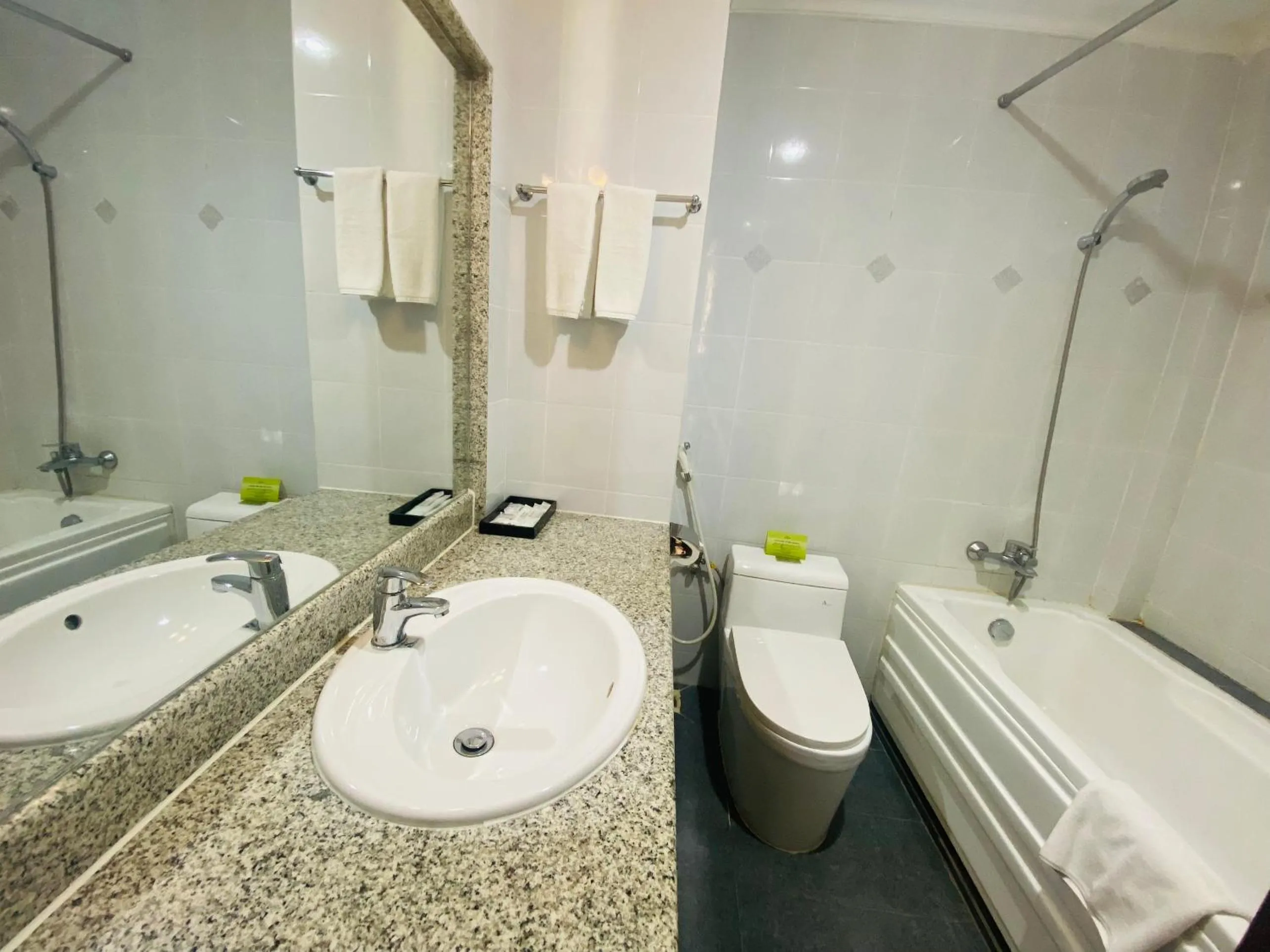 Toilet in Liberty 2 Hotel