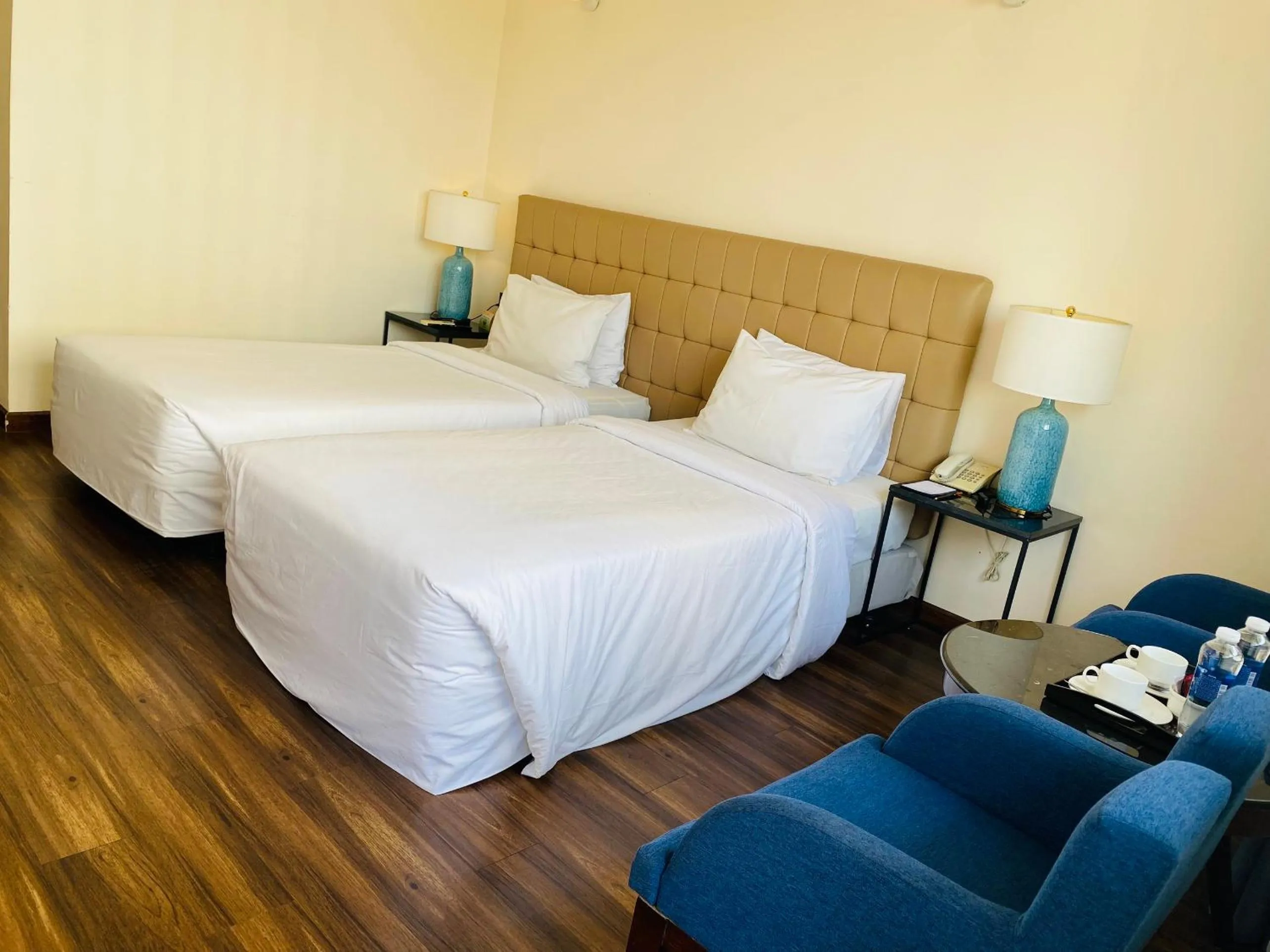 Bed in Liberty 2 Hotel