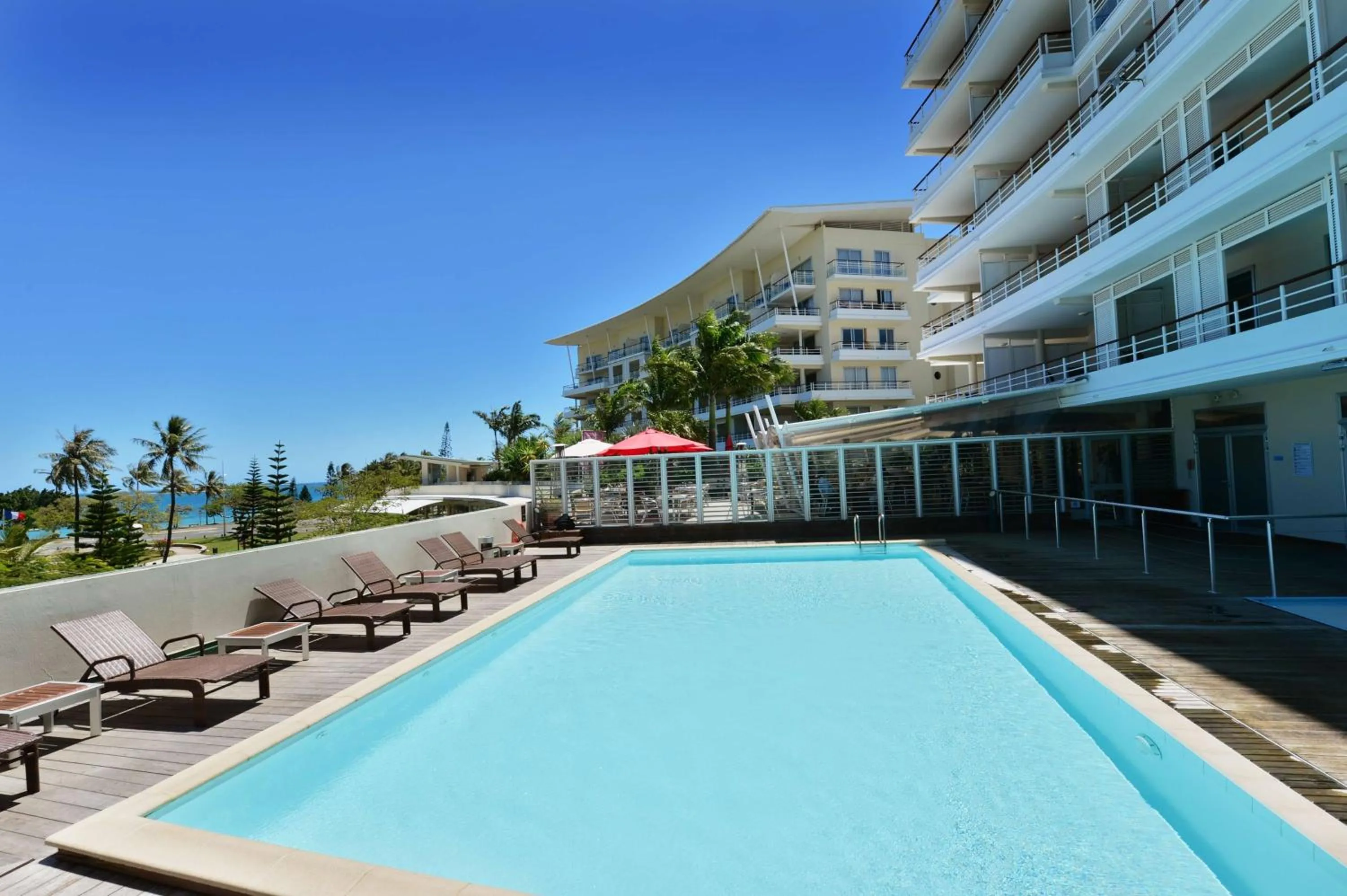 Pool view in Hilton Noumea La Promenade Residences