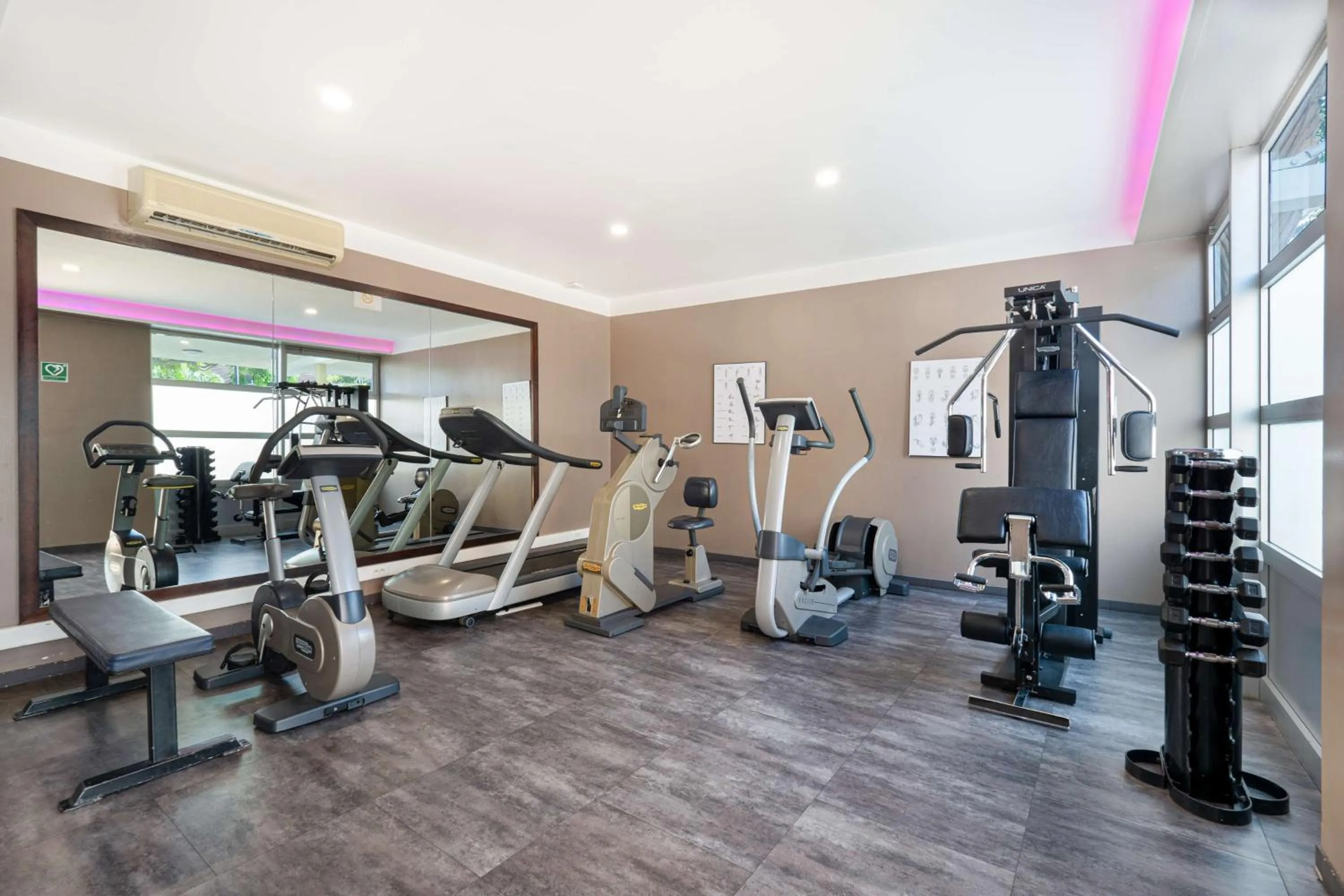 Fitness centre/facilities in Hilton Noumea La Promenade Residences