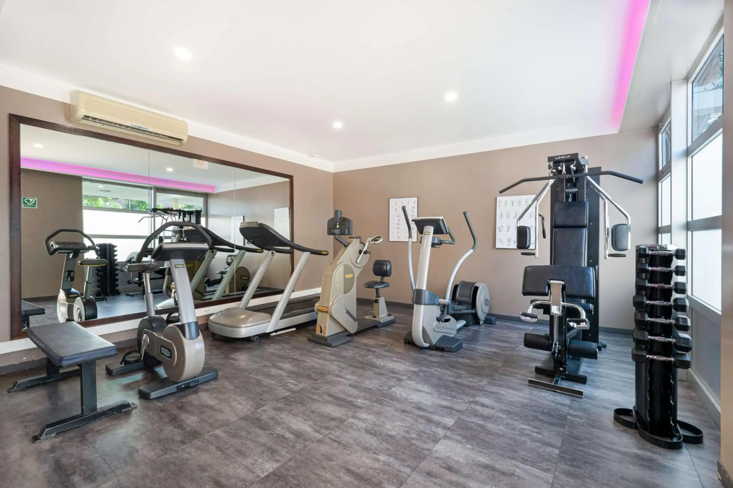 Fitness centre/facilities in Hilton Noumea La Promenade Residences Fitness centre/facilities in Hilton Noumea La Promenade Residences