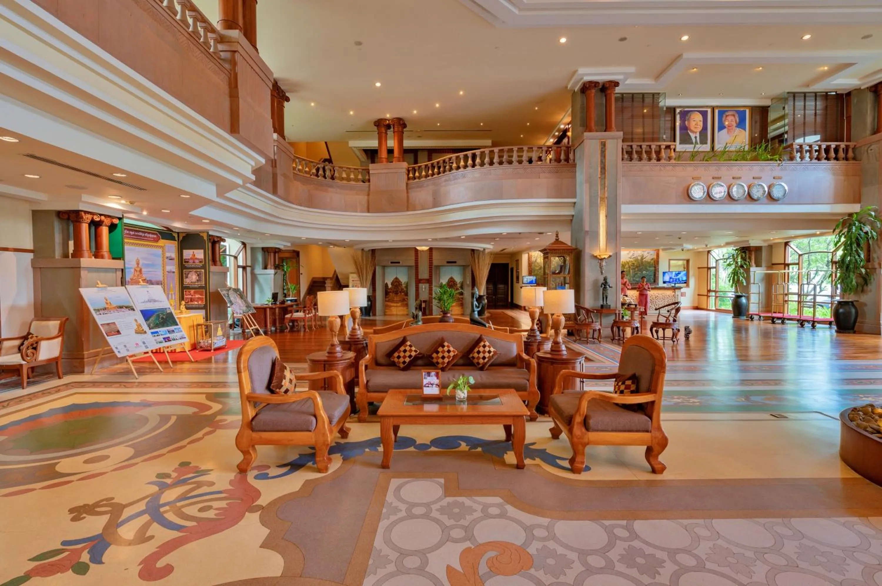 Seating area in Sokha Angkor Resort