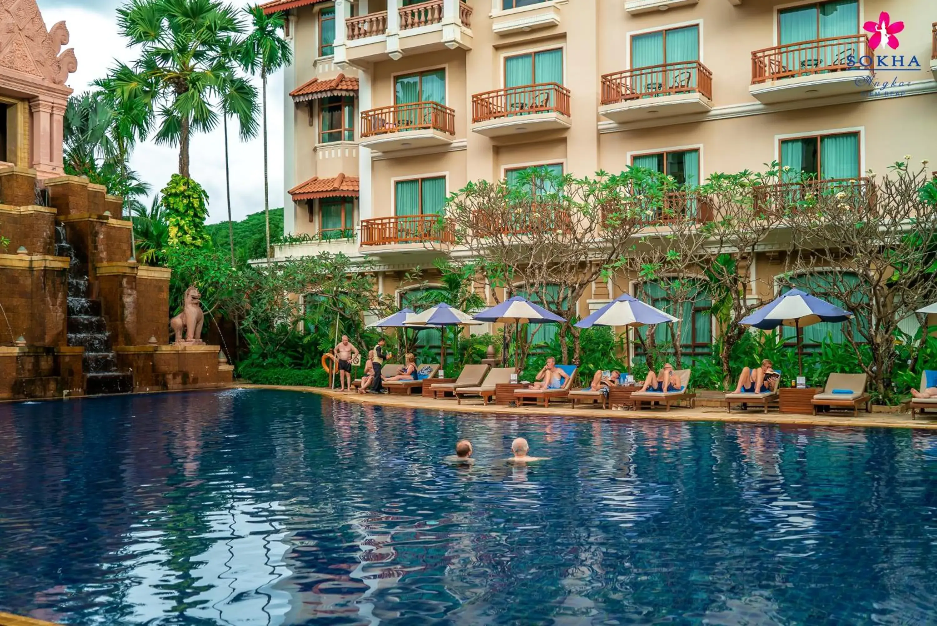 Swimming pool in Sokha Angkor Resort Swimming pool in Sokha Angkor Resort
