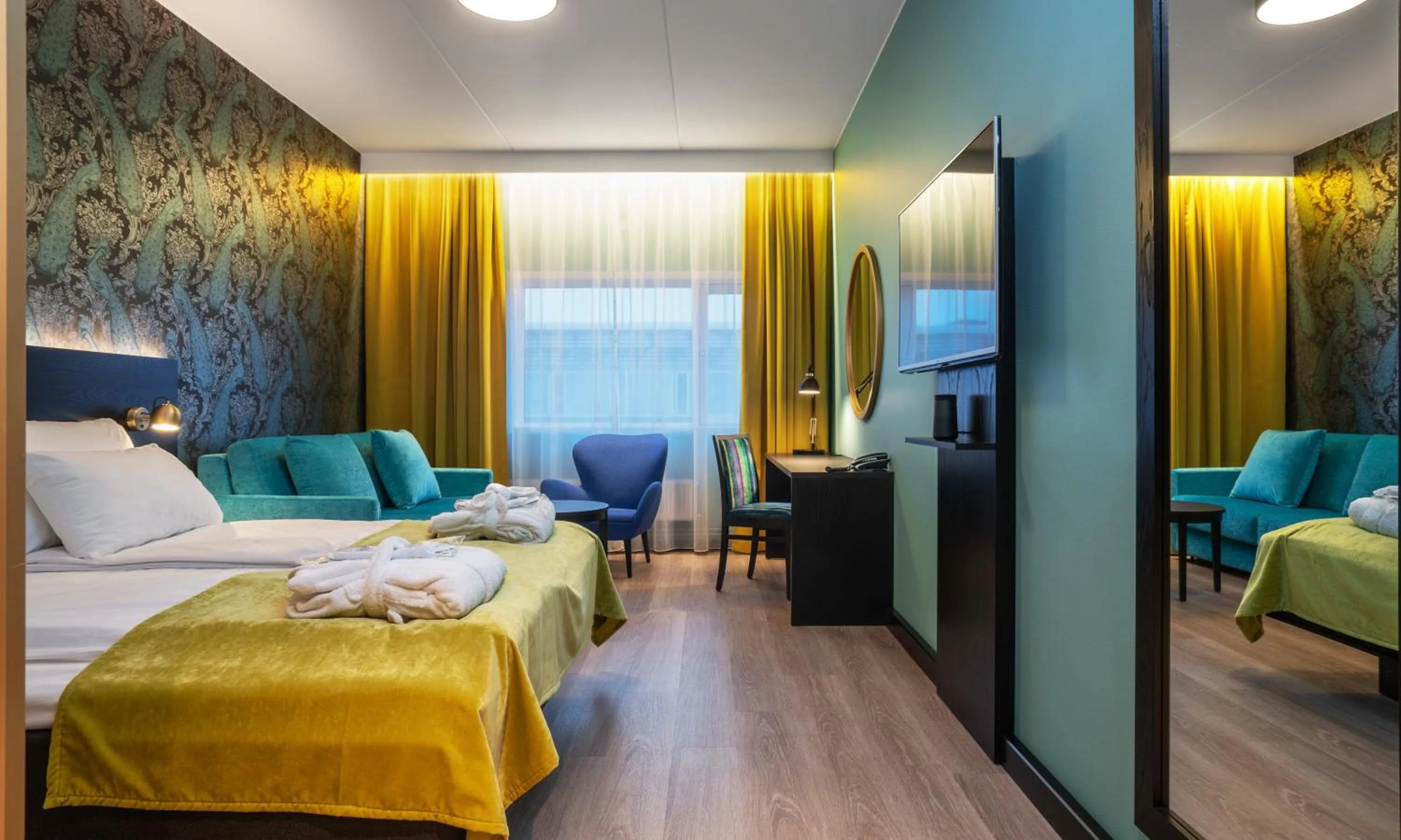 Bed in Thon Hotel Oslo Airport